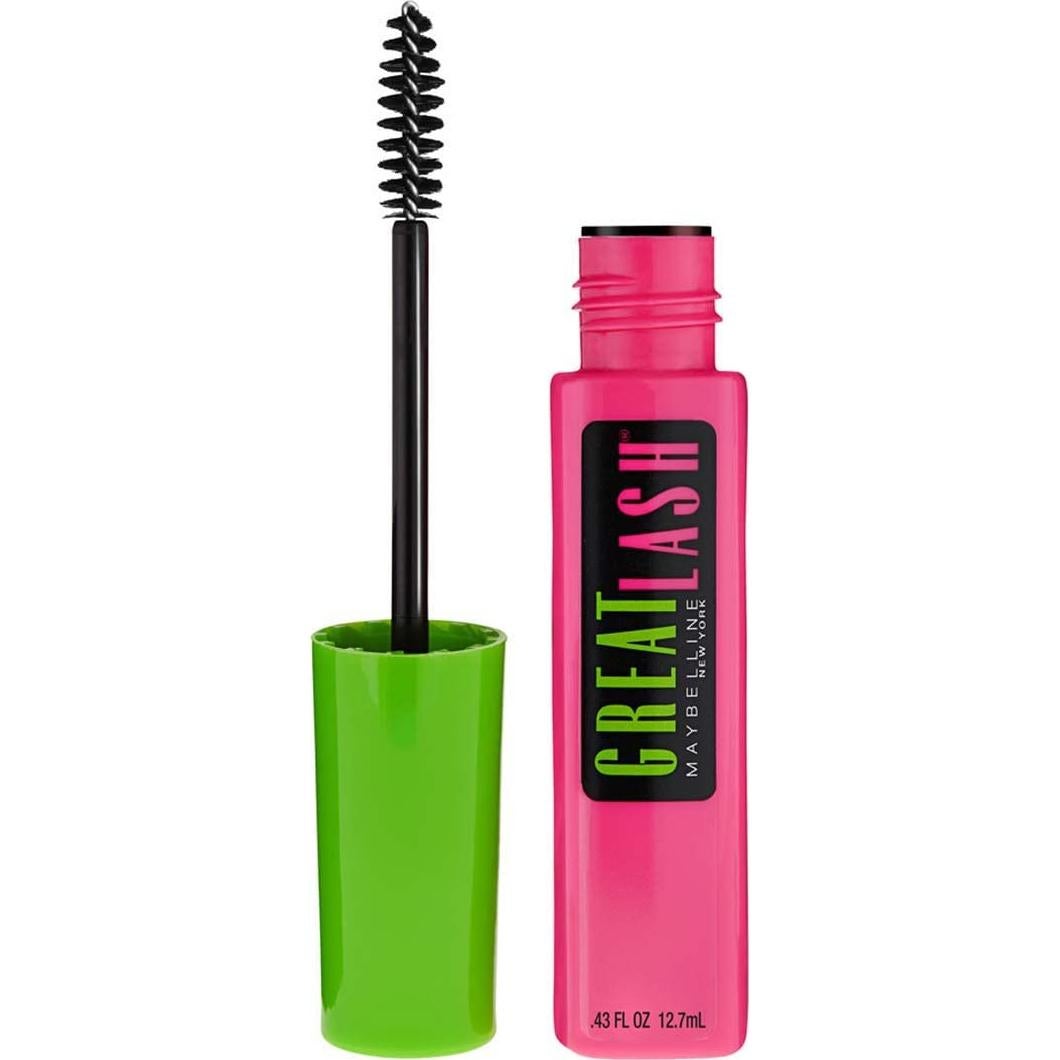 Máscara Voluminizadora Maybelline Great Lash Muy Negra 12g x2