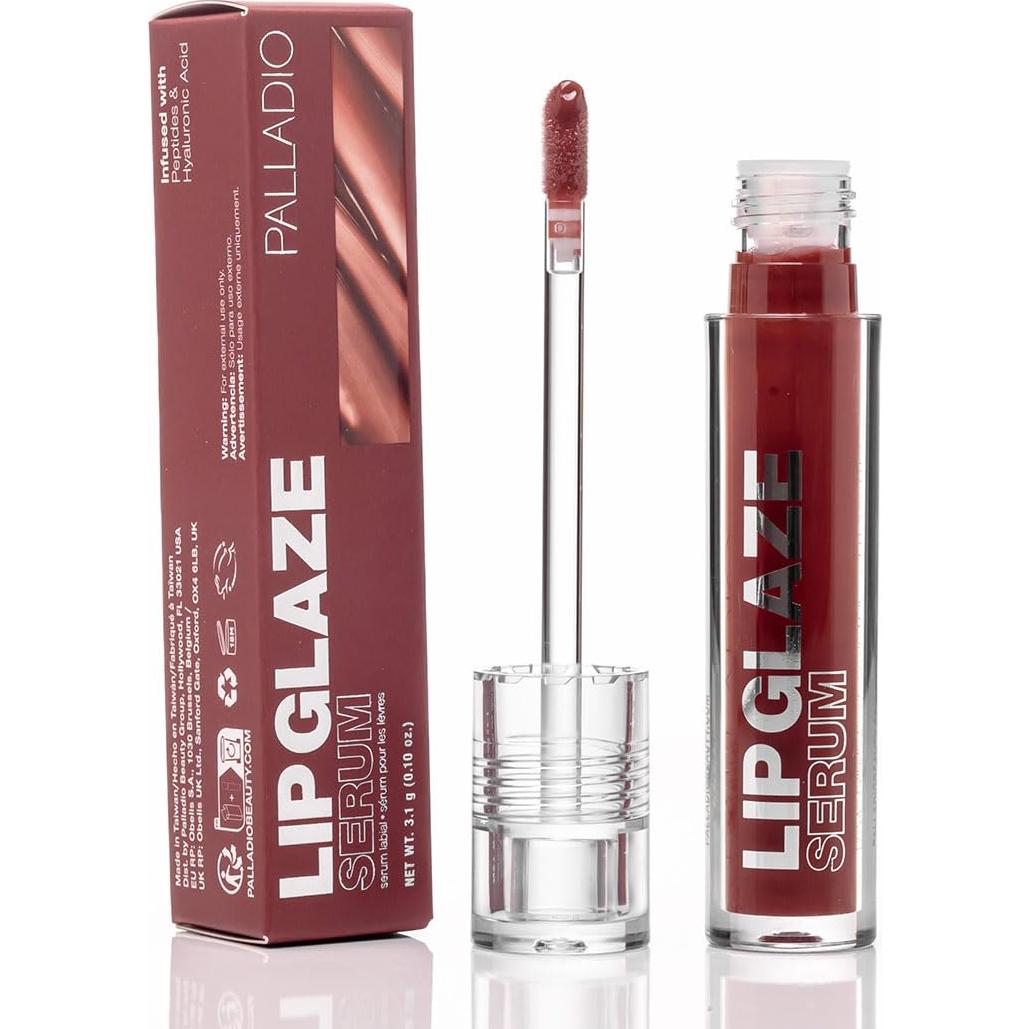 Sérum Brillo Labial Palladio Merlot Rojo - Hidratante Vegano