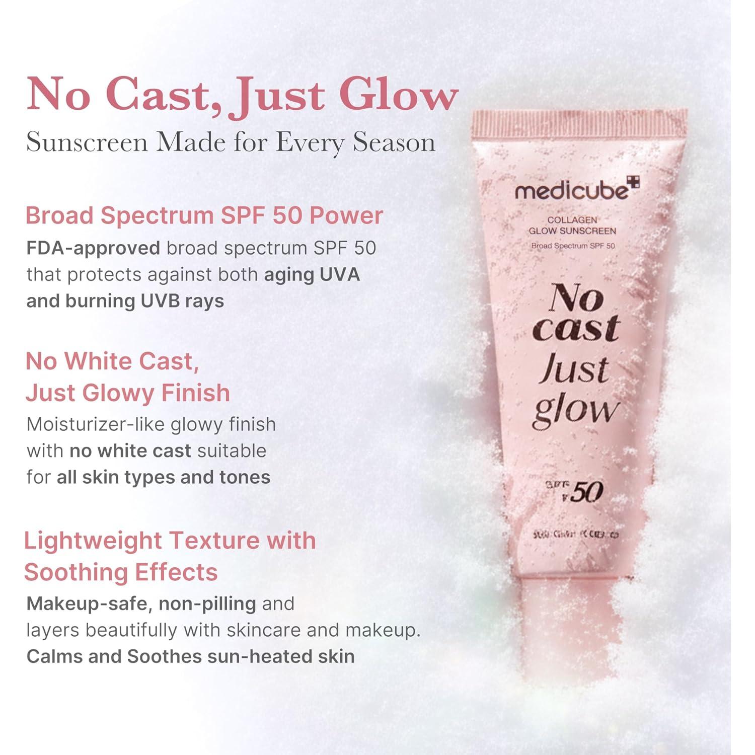Medicube No Cast Just Glow Protector Solar Facial SPF 50