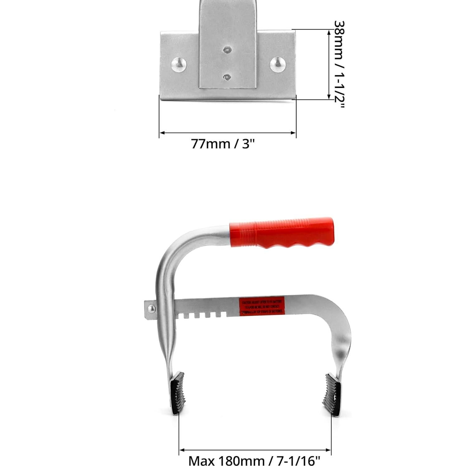 Transportador de Baterías QWORK WD8186 Ajustable 12.7-17.78 cm
