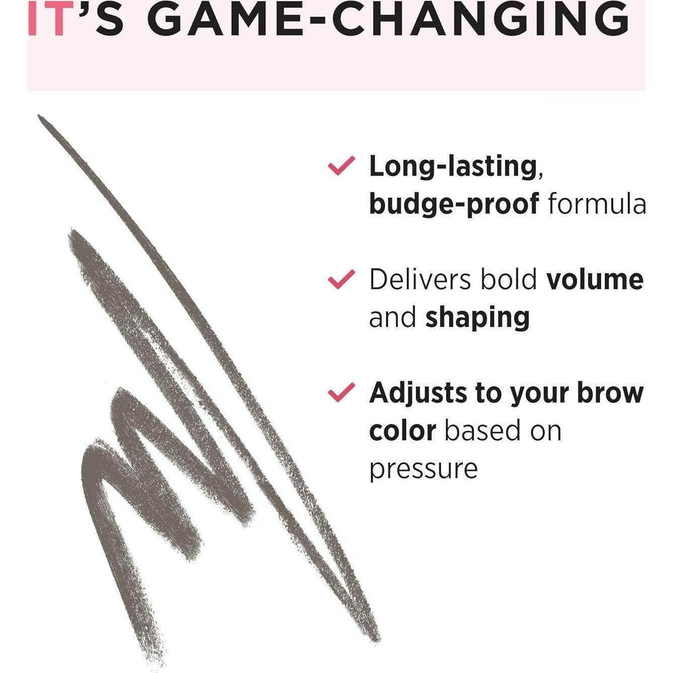 Lápiz de Cejas IT Cosmetics Brow Power Universal - Resistente al Agua, Nutritivo con Biotina