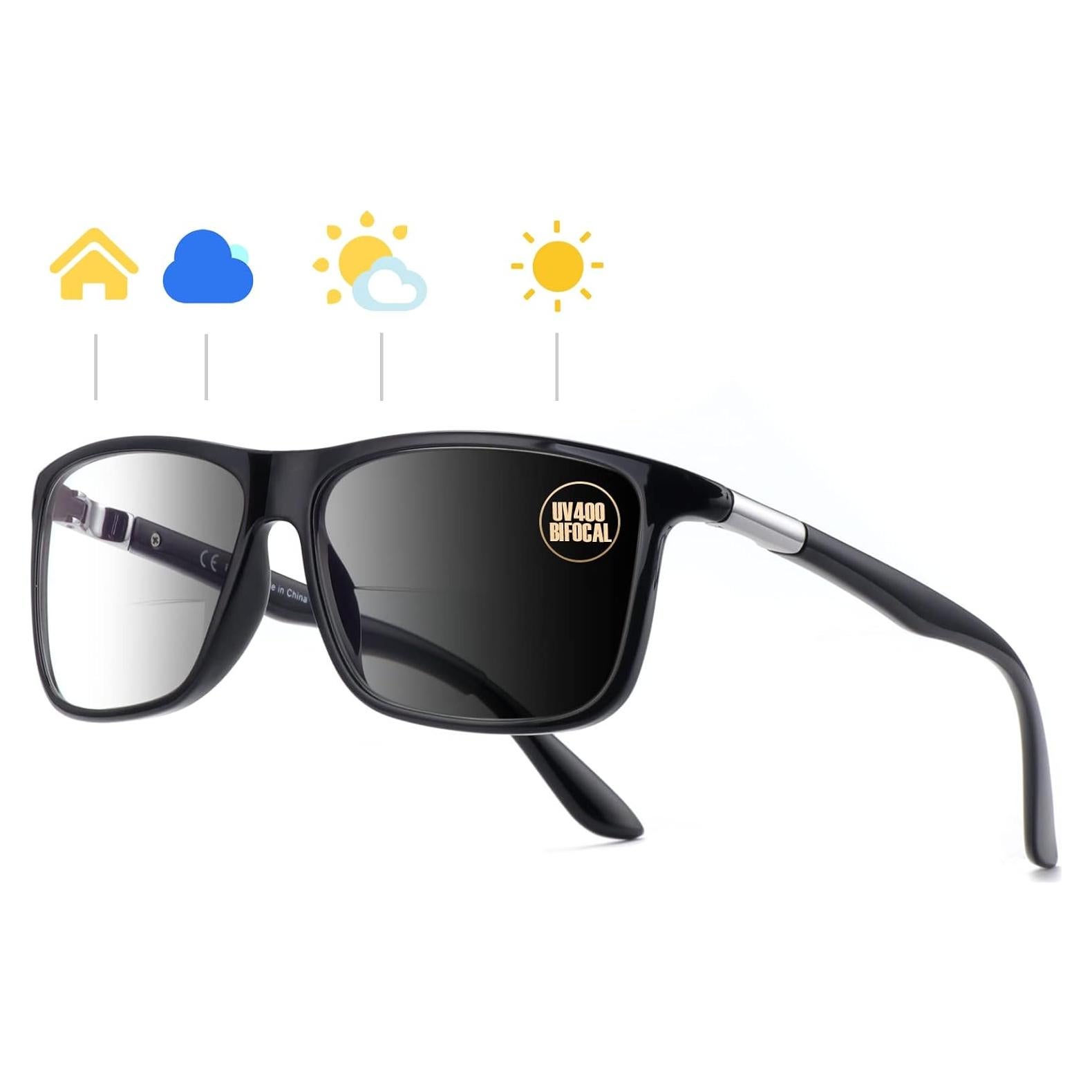 Gafas de lectura bifocal Missfive 2.5x con protección UV