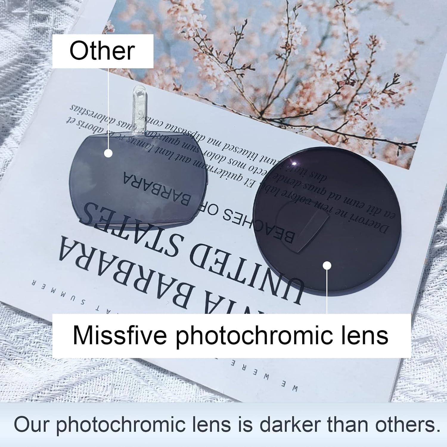 Gafas de lectura bifocal Missfive 2.5x con protección UV