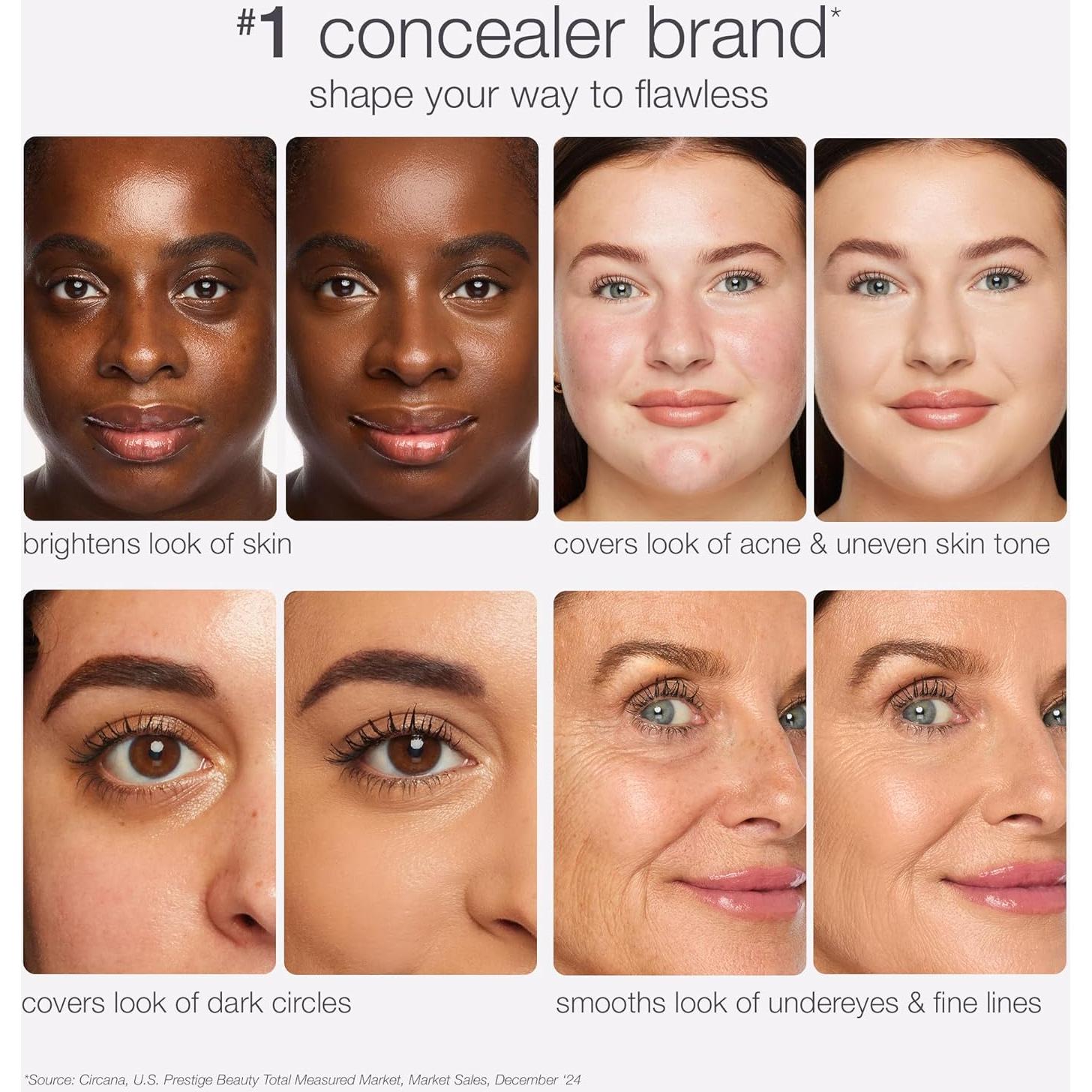 Corrector Cremoso Tarte Shape Tape + Polvo Fijador Sin Pliegues