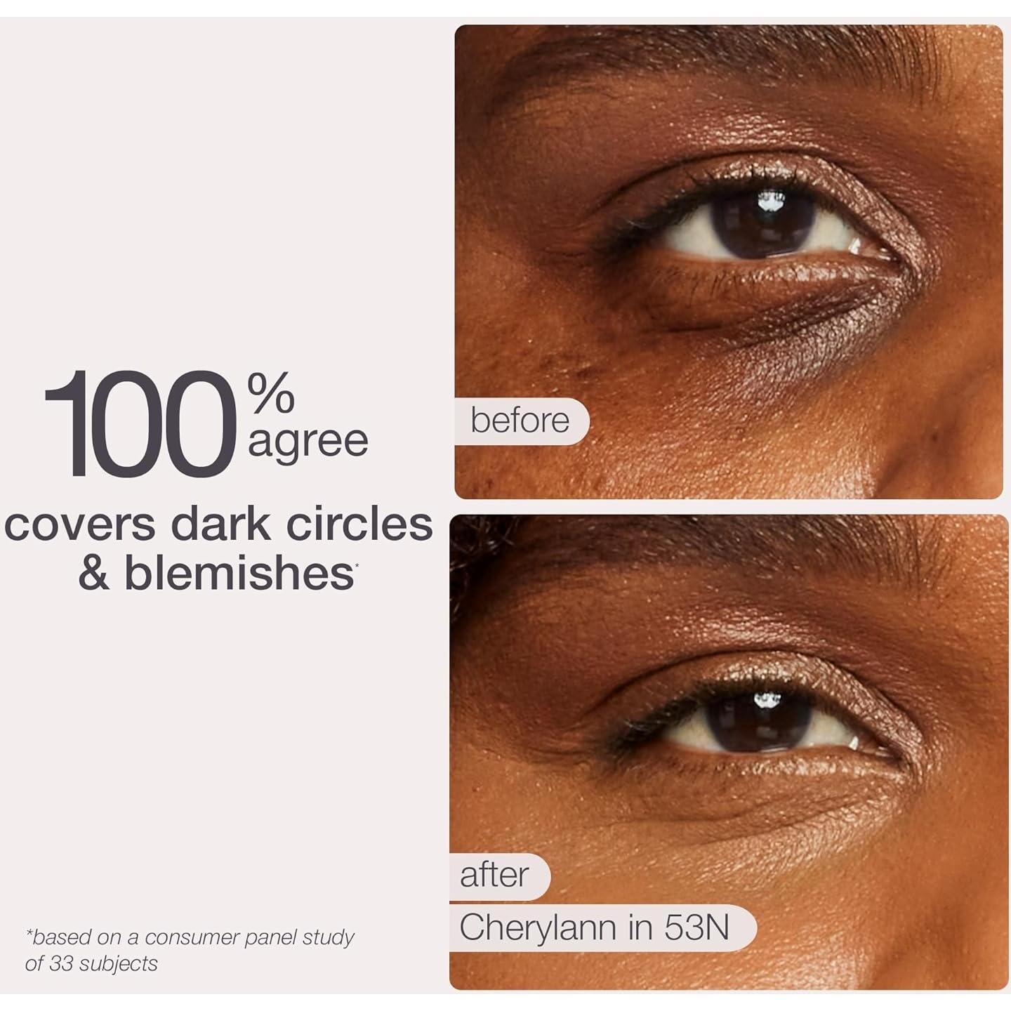 Corrector Cremoso Tarte Shape Tape + Polvo Fijador Sin Pliegues