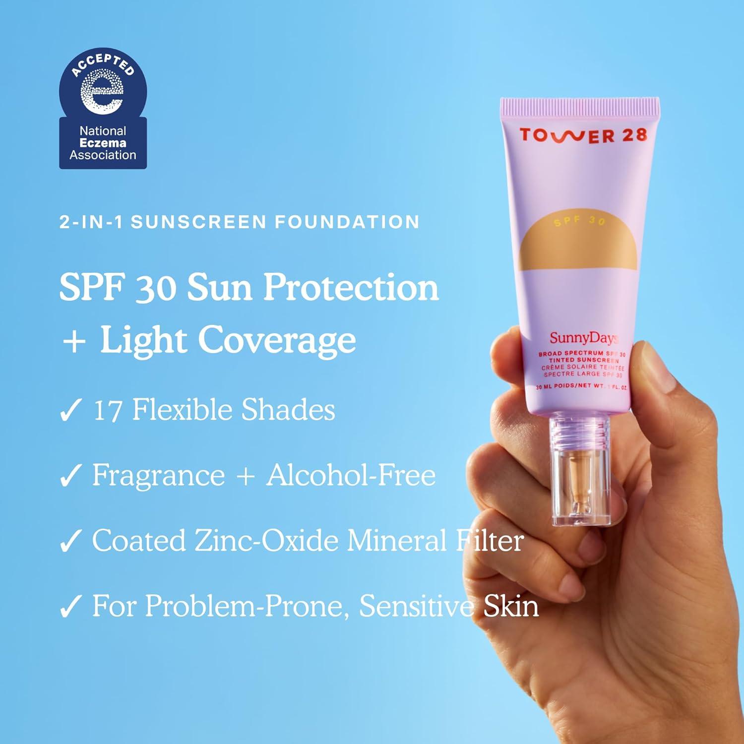 Tower 28 Spray SOS Facial 118 ML + Protector Solar SPF 30