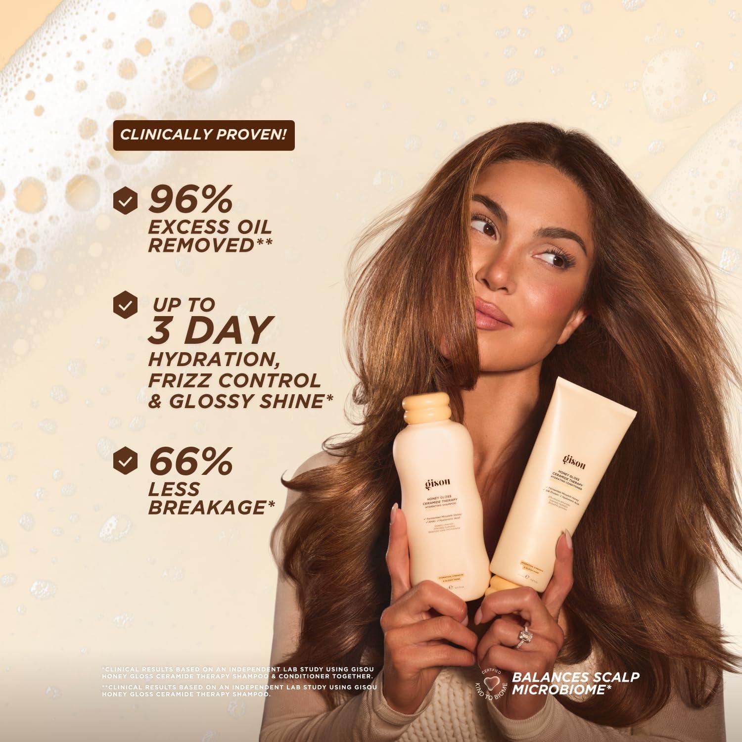 Acondicionador Hidratante Gisou Honey Gloss 221g - Ceramidas y Miel