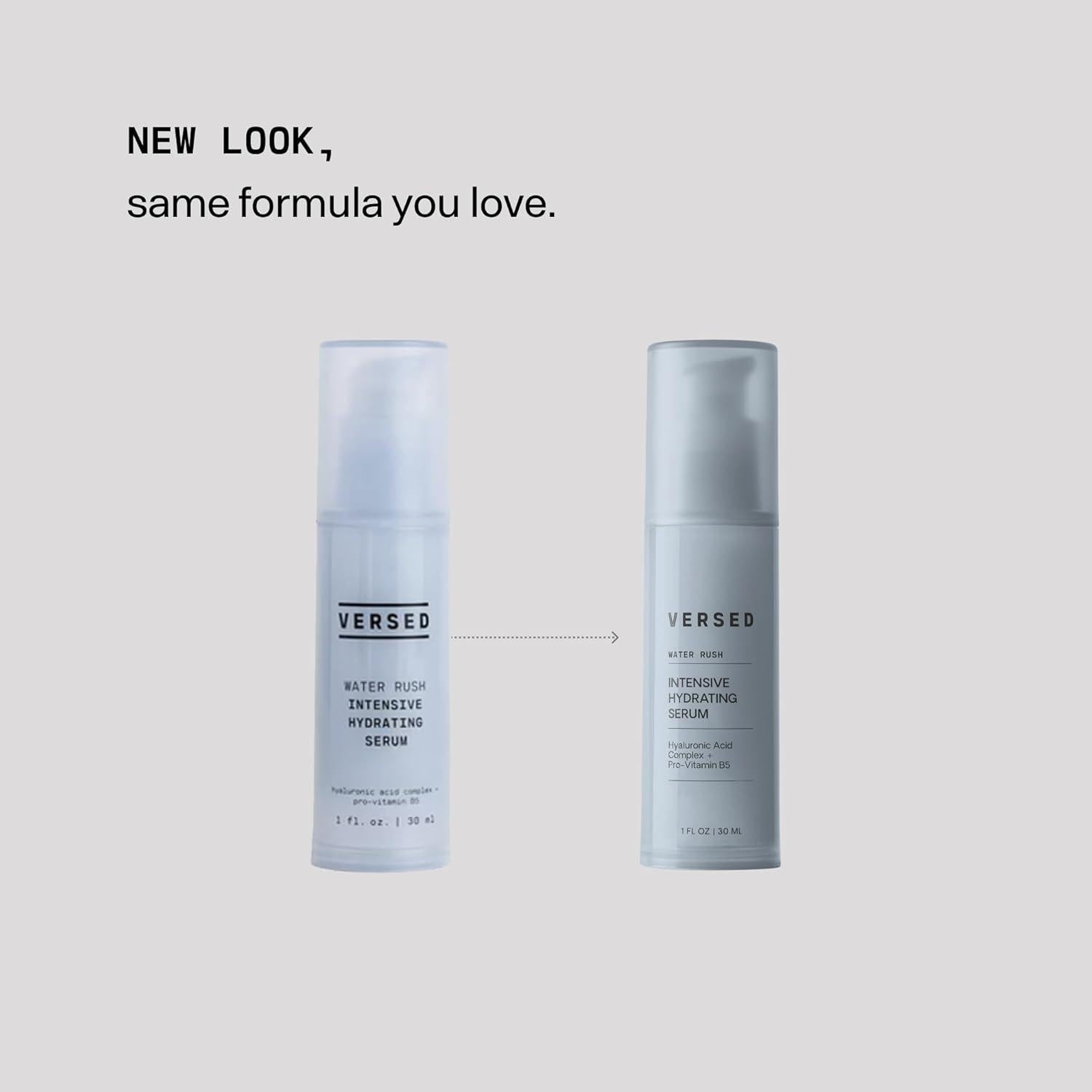 Suero Hidratante Facial Versed Water Rush 29.57 ml - Ácido Hialurónico