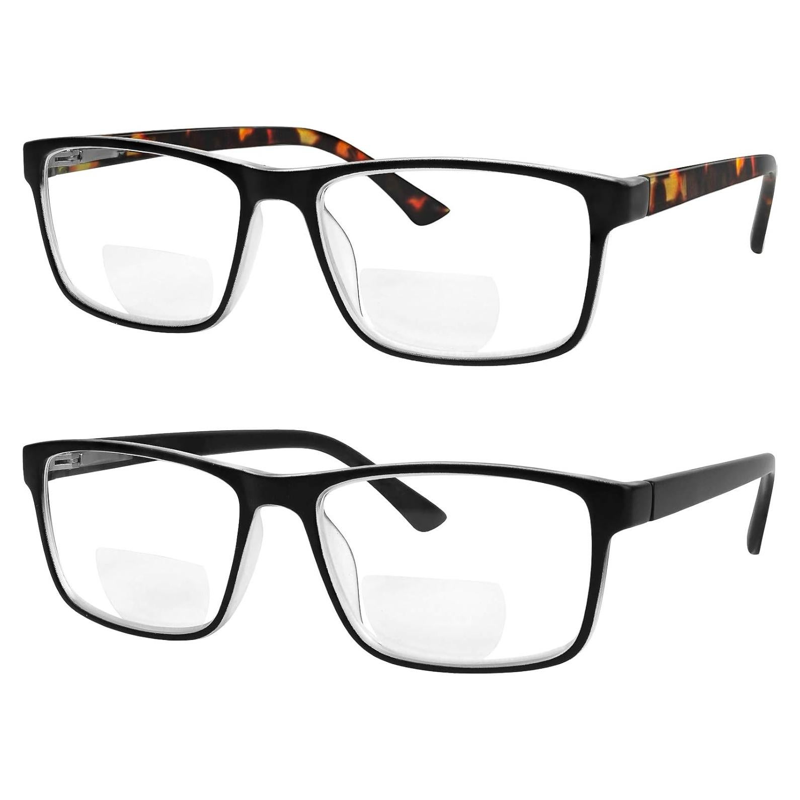 Gafas de lectura bifocal Yogo Vision 52mm unisex negras