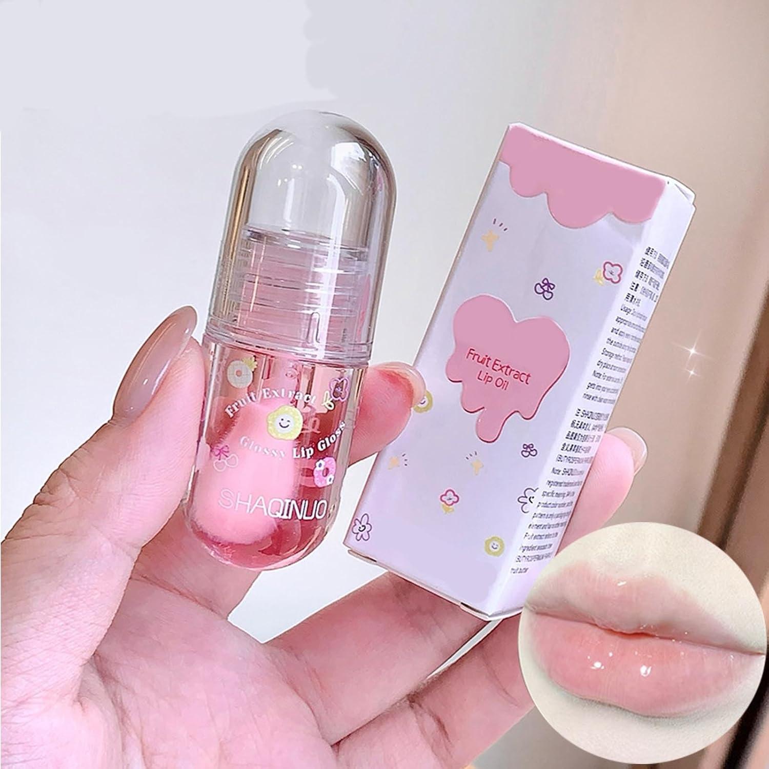 Juego de 4 Aceites Brillantes para Labios KTouler - Hidratantes y Voluminizadores