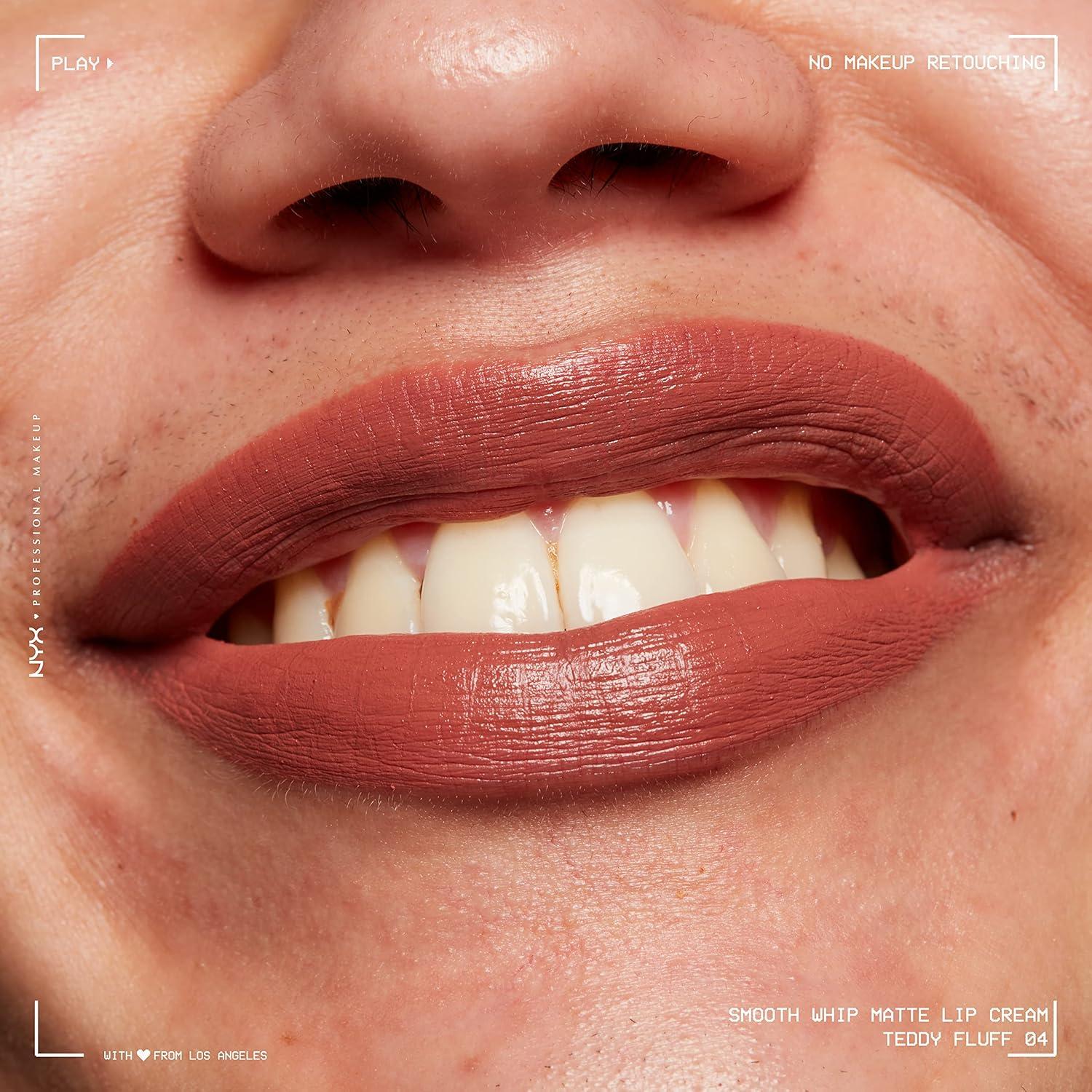 Crema de Labios Mate NYX 3.85 ml Larga Duración Vegano Teddy Fluff