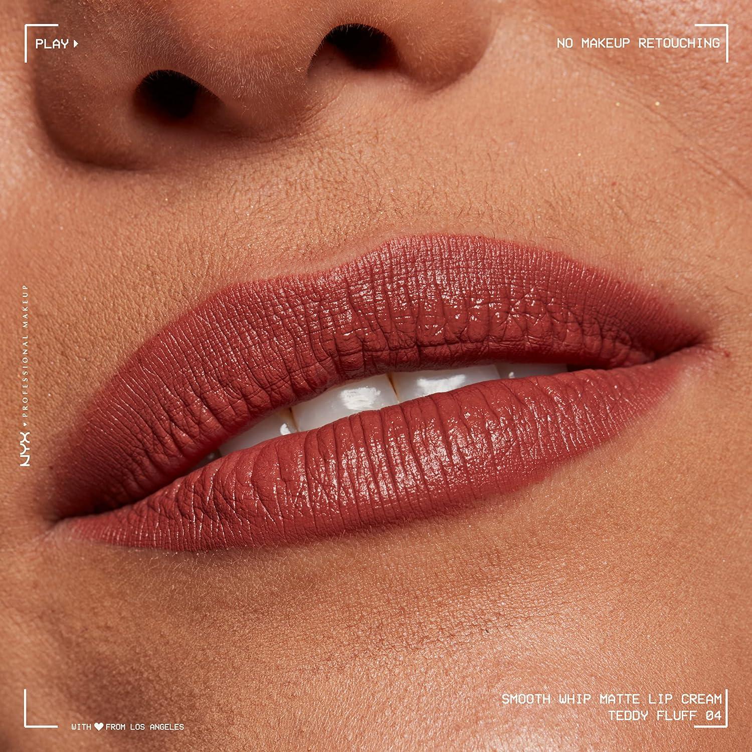 Crema de Labios Mate NYX 3.85 ml Larga Duración Vegano Teddy Fluff