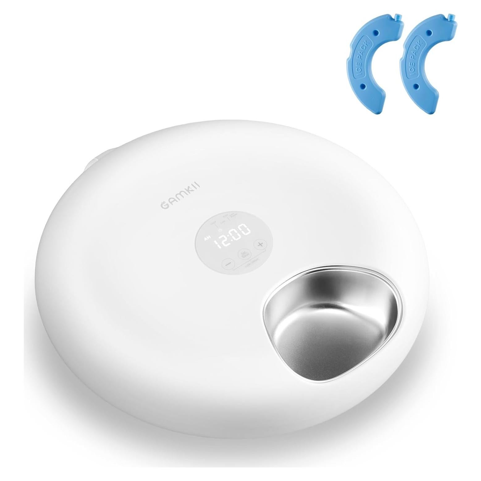 Dispensador Automático de Comida GAMKII 6 Comidas Acero Inoxidable