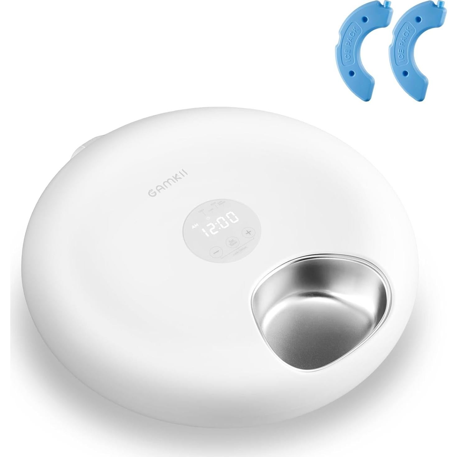 Dispensador Automático de Comida GAMKII 6 Comidas Acero Inoxidable