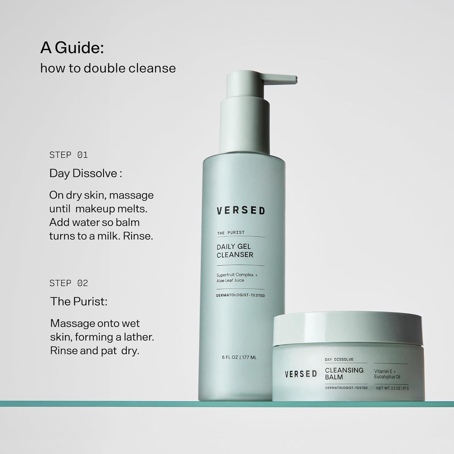 Limpiador Facial Suave Antioxidante Versed El Purista 177 ml