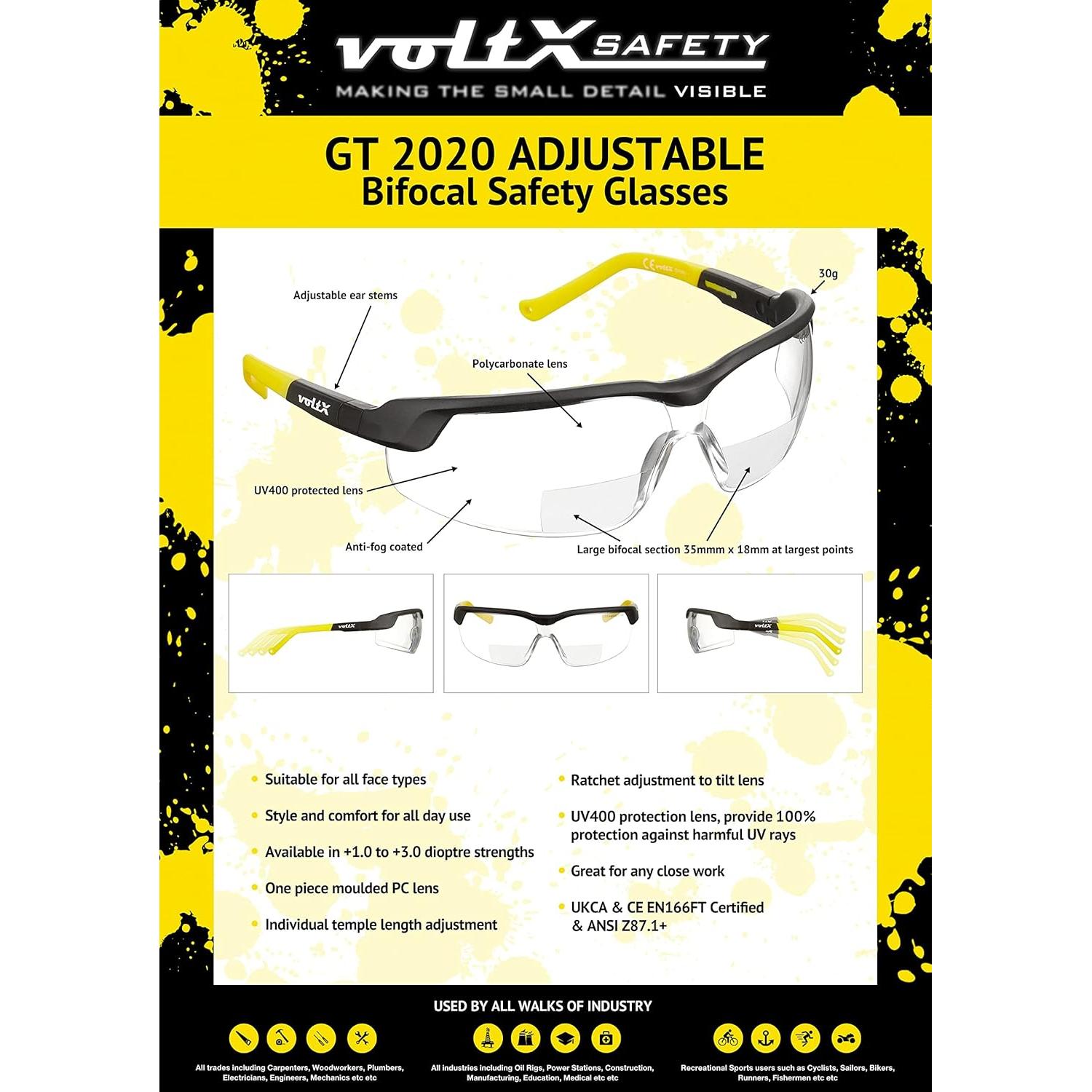 Gafas de Lectura Bifocales VoltX GT +1.0 Antivaho UV400