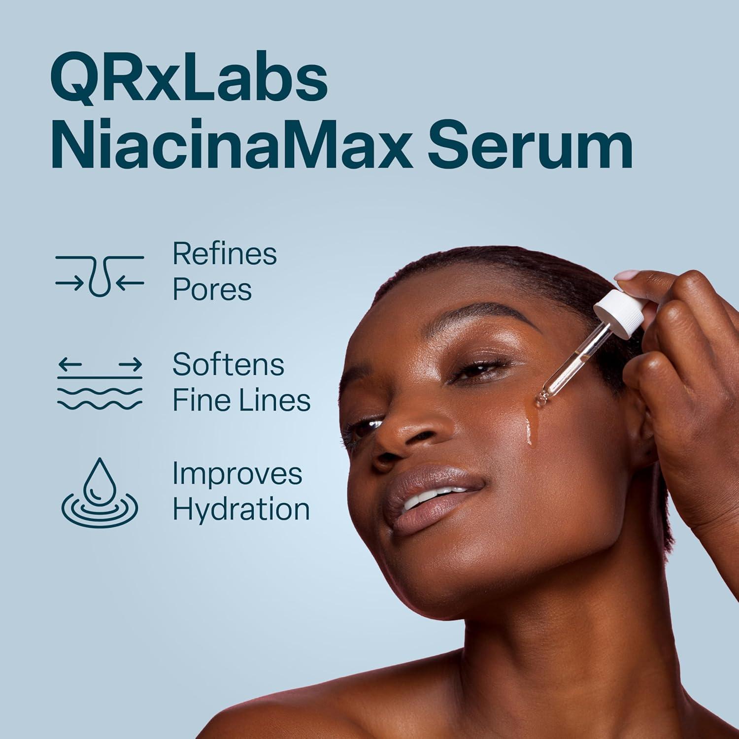 Suero NiacinaMax 10% Niacinamida QRxLabs 60 ml - Reduce Poros