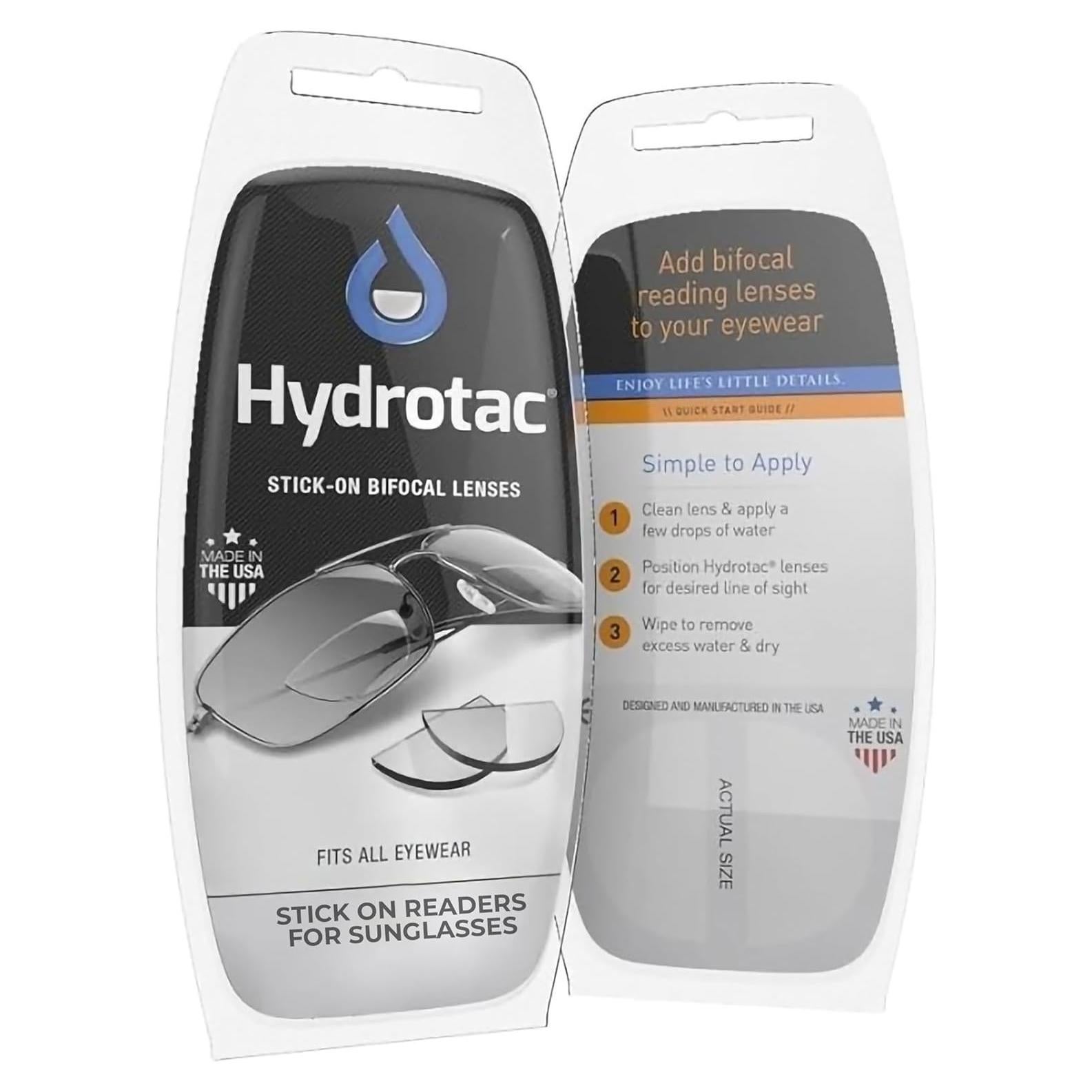 Lentes Bifocales Adhesivos Calabria Hydrotac 2.0x Reutilizables