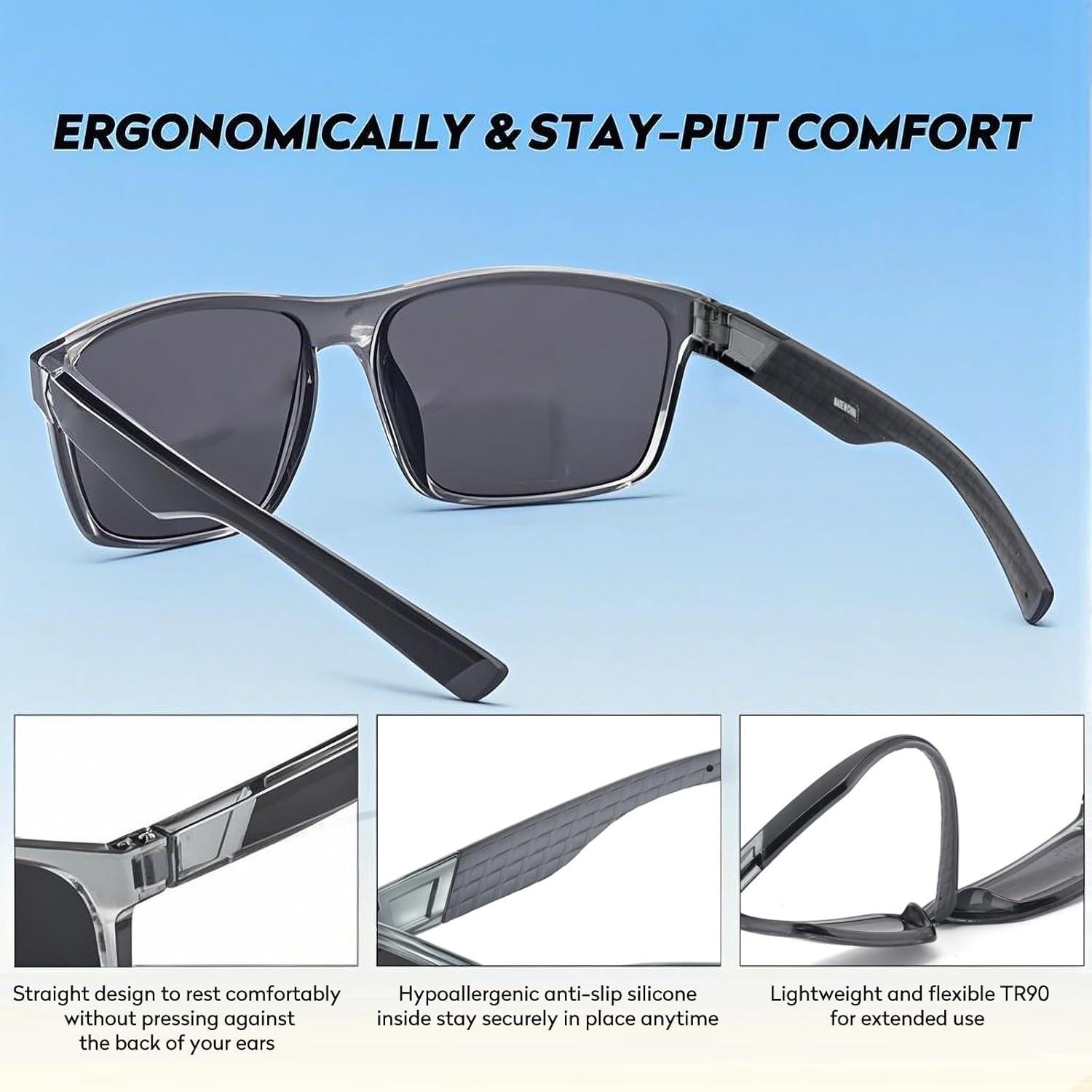 Gafas de Sol Bifocales Missfive 2 Pack UV400 1.5x