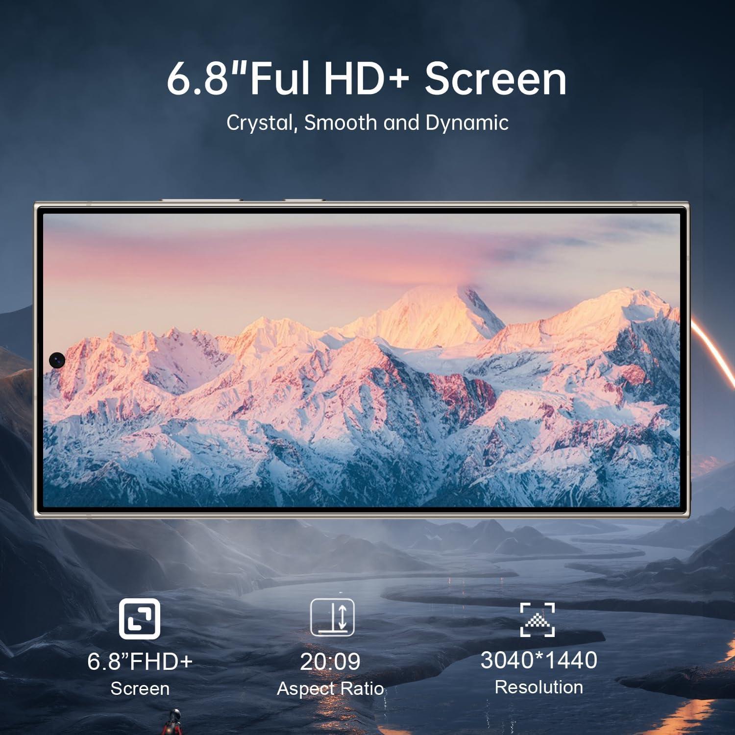 Smartphone C24 Ultra 5G Yemjaw 16GB RAM 512GB Púrpura