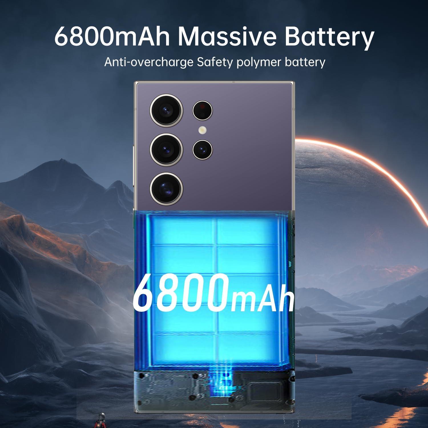 C24 Ultra Smartphone 5G Yemjaw 16GB RAM 512GB Púrpura