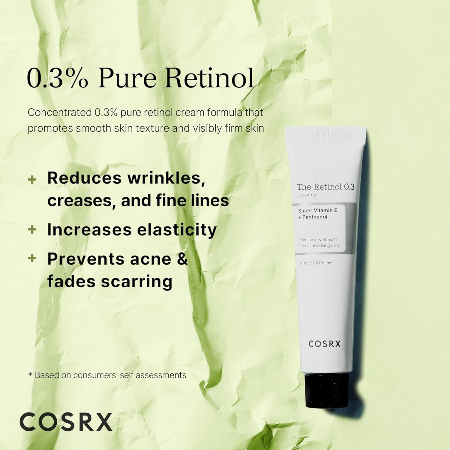 COSRX Duo Crema Solar Vitalizante SPF 50 + Retinol 0.3%