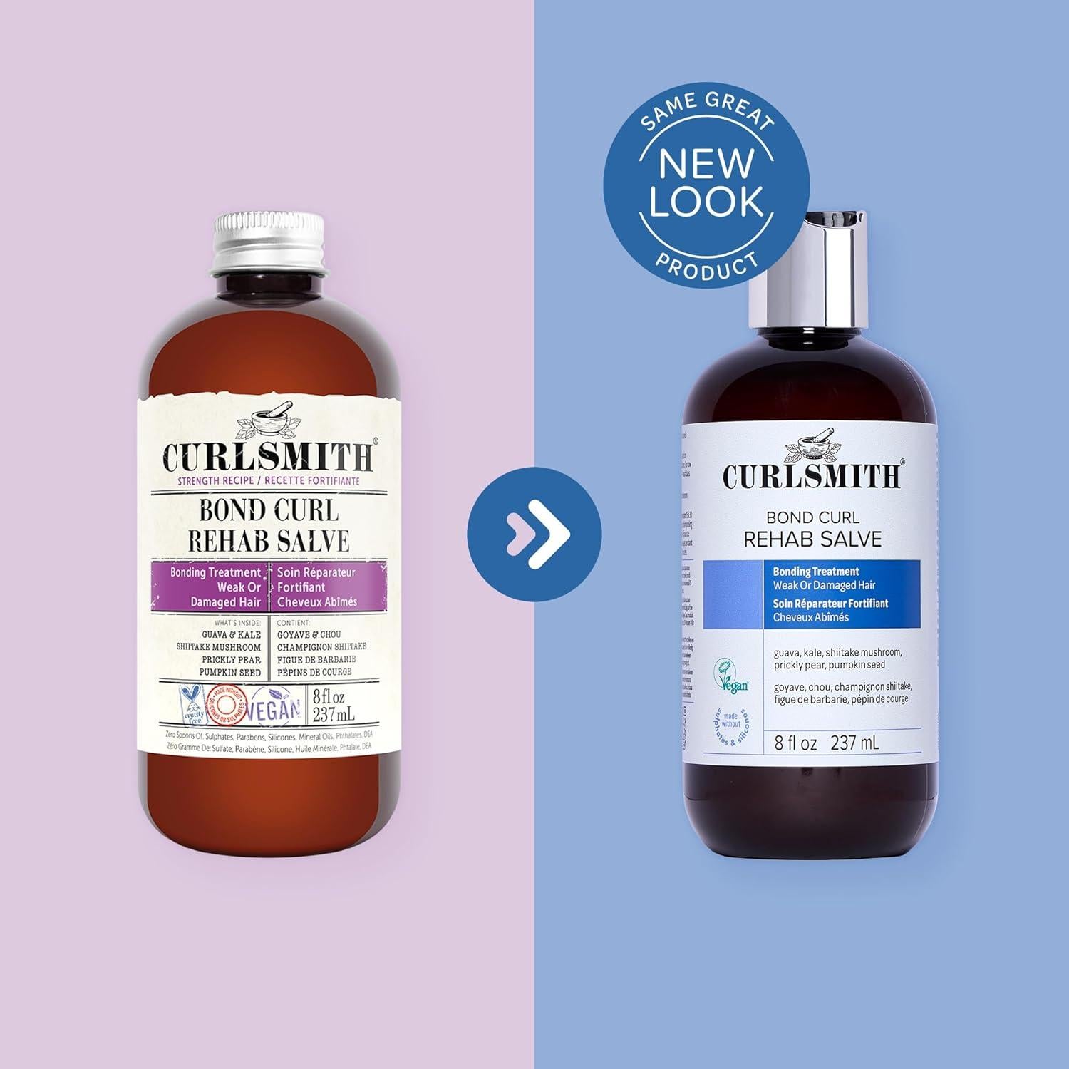 CURLSMITH Bond Curl Rehab Salve 236.59 ml - Tratamiento Vegano
