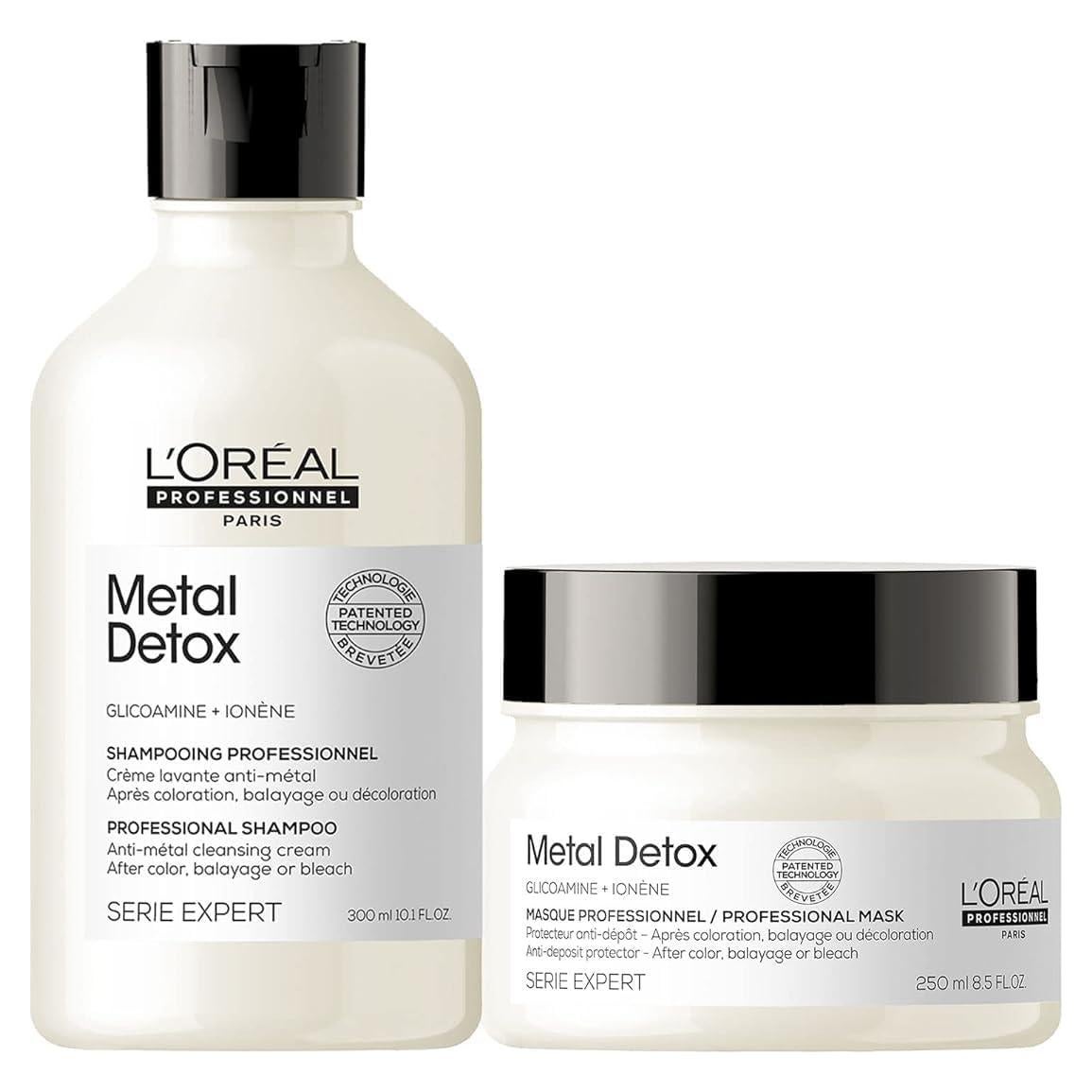 Conjunto Champú y Mascarilla Metal Detox L'Oréal Professionnel - Sin Sulfatos