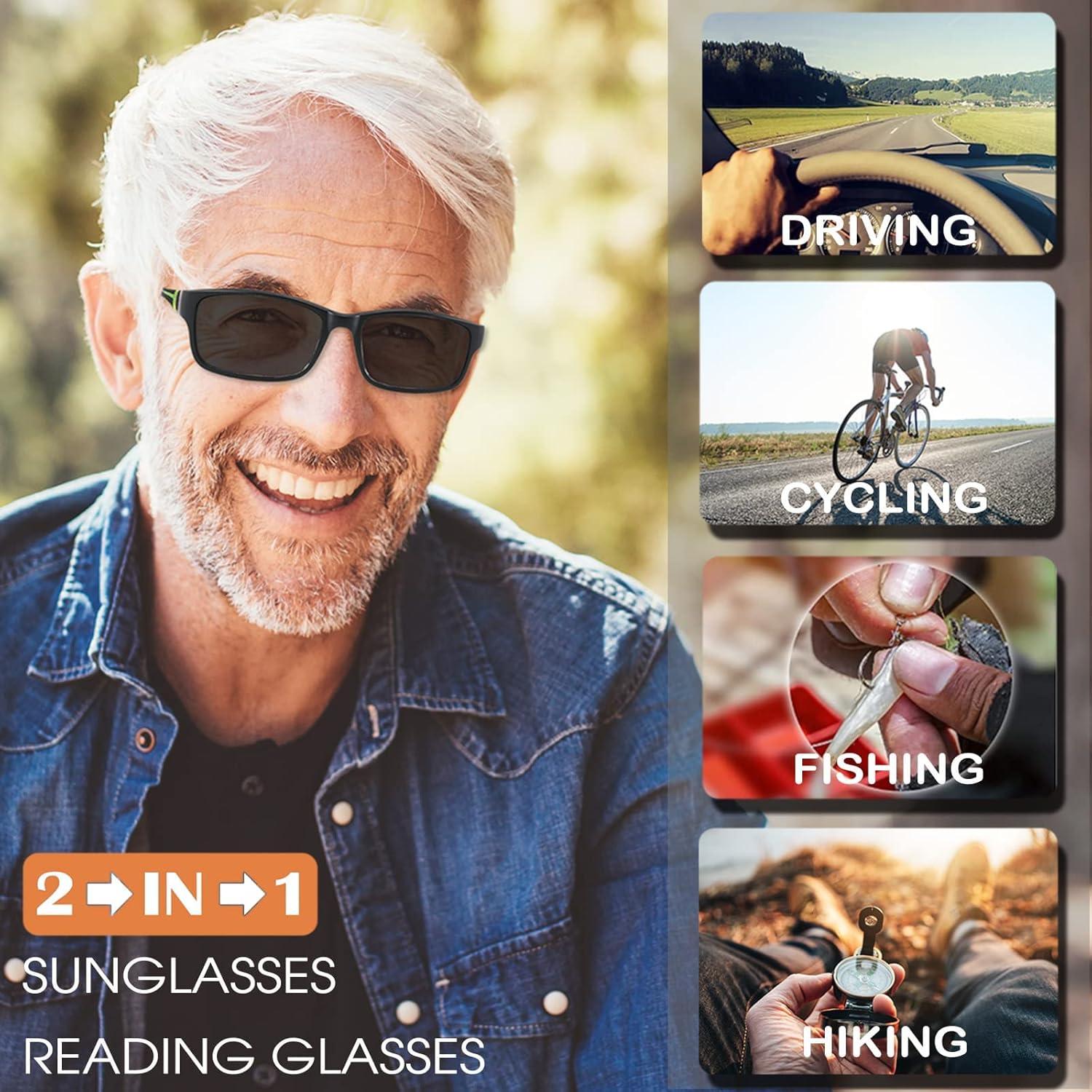 Gafas de lectura fotoquímicas Sunamoy +2.0 Dioptrías con luz azul