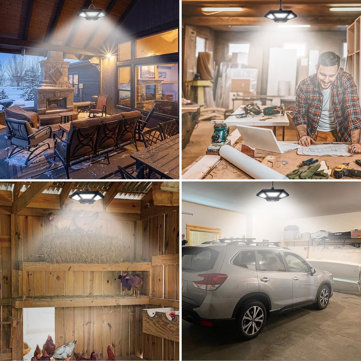 Luz Solar AEQ 360° con Control Remoto y Sensor de Movimiento