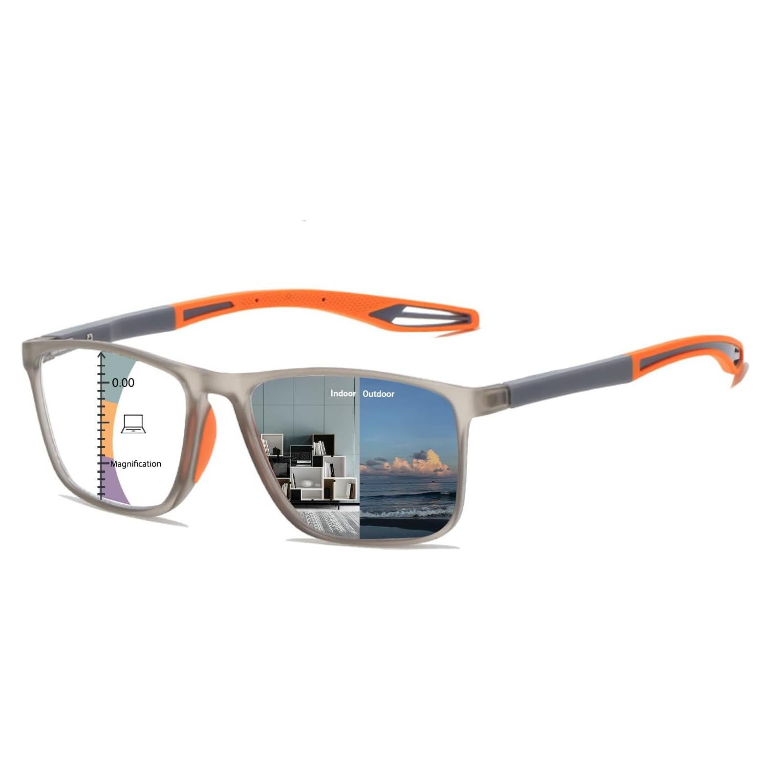 Gafas de Lectura Multifocal Progresivas Kissoul Naranja