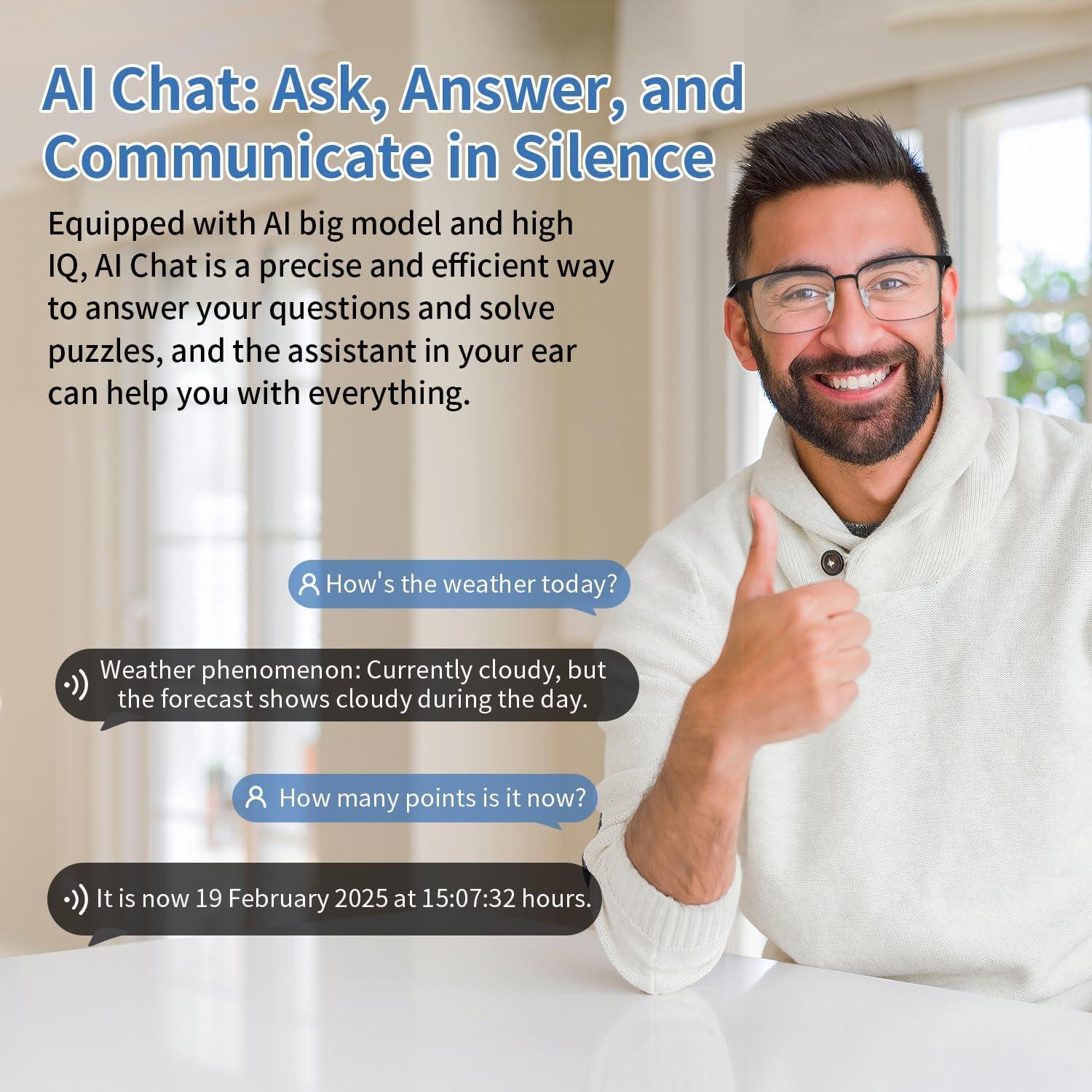 Gafas Traductoras AI GenXenon GS06 Luz Azul 110 Idiomas