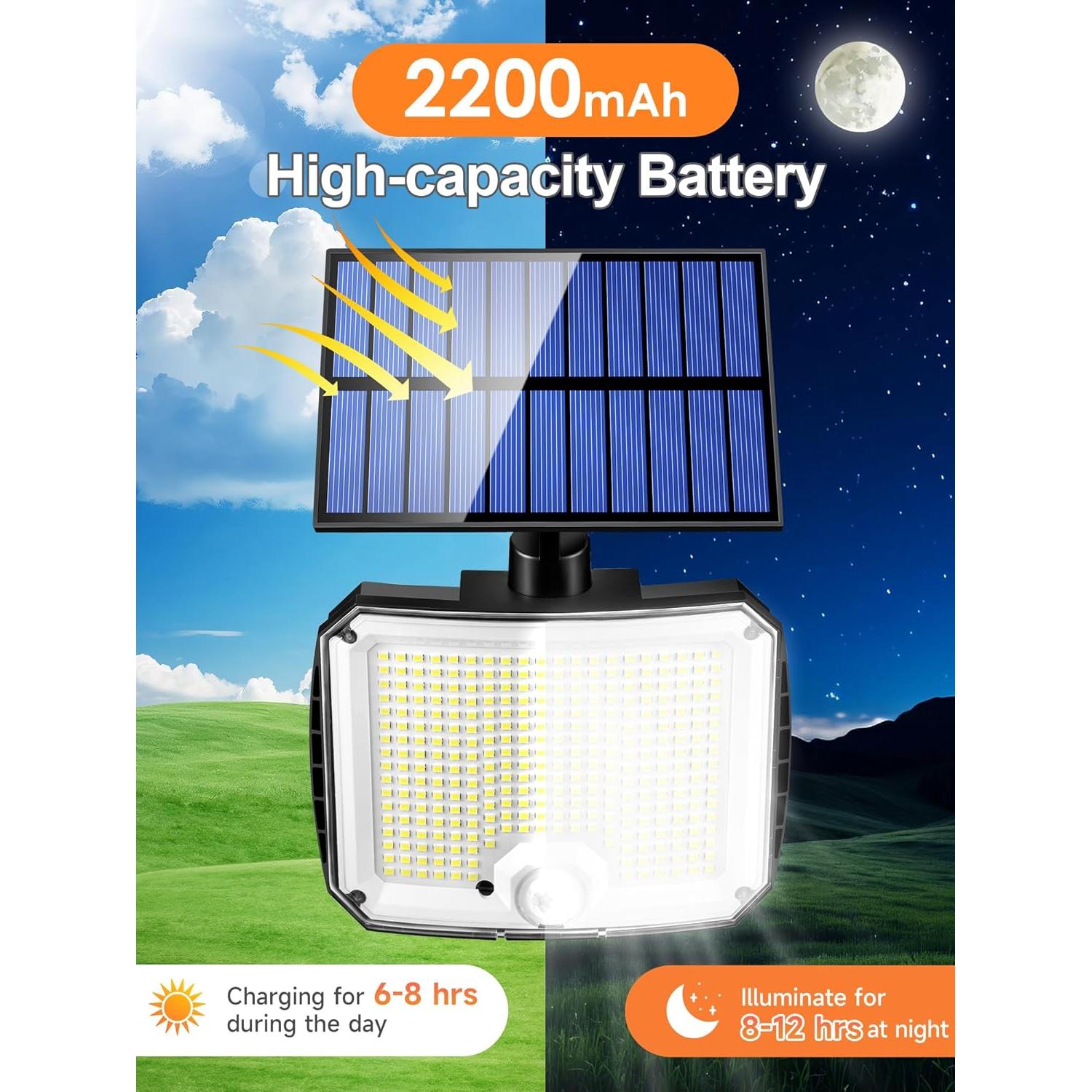 Luces Solares PIKOY 318 LED 10M IP65 Control Remoto