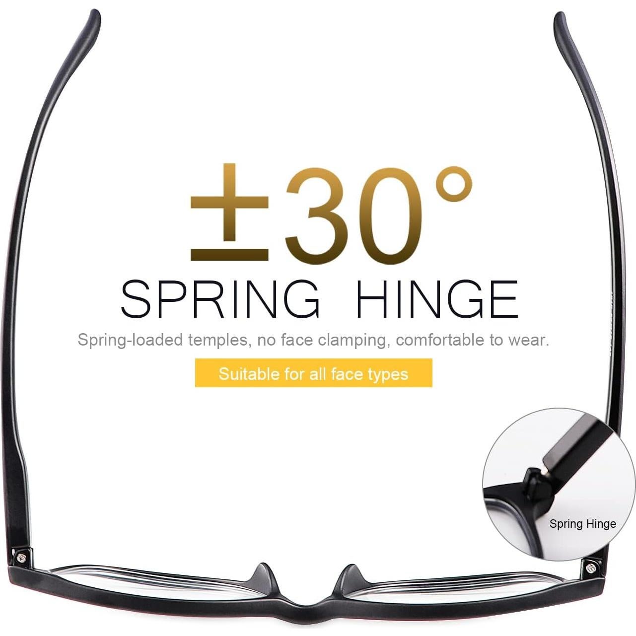 Gafas Fotoquímicas Miopía TR90 Negro -3.0 Unisex