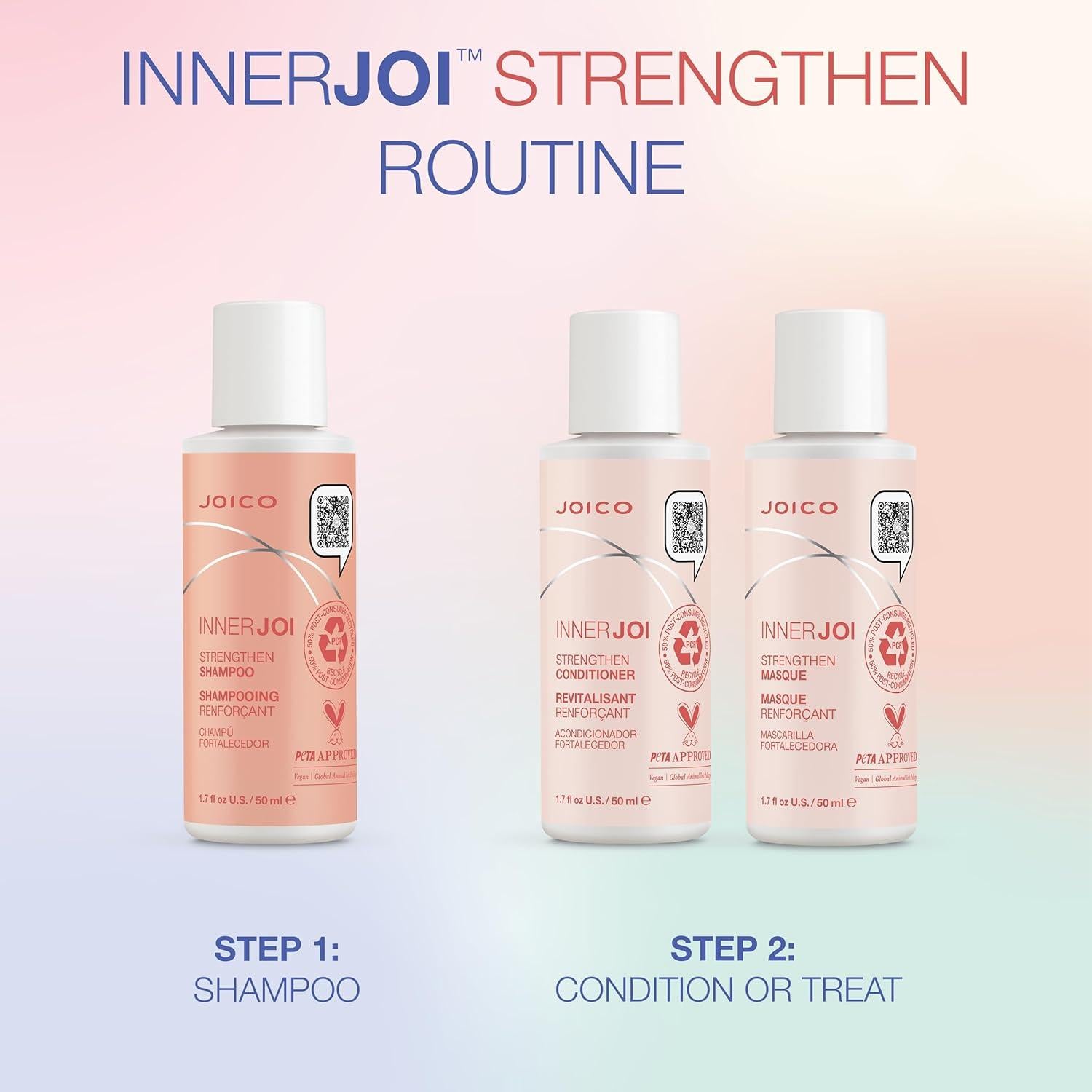 Mascarilla Fortalecedora Joico InnerJoi 50 ml - Cabello Dañado