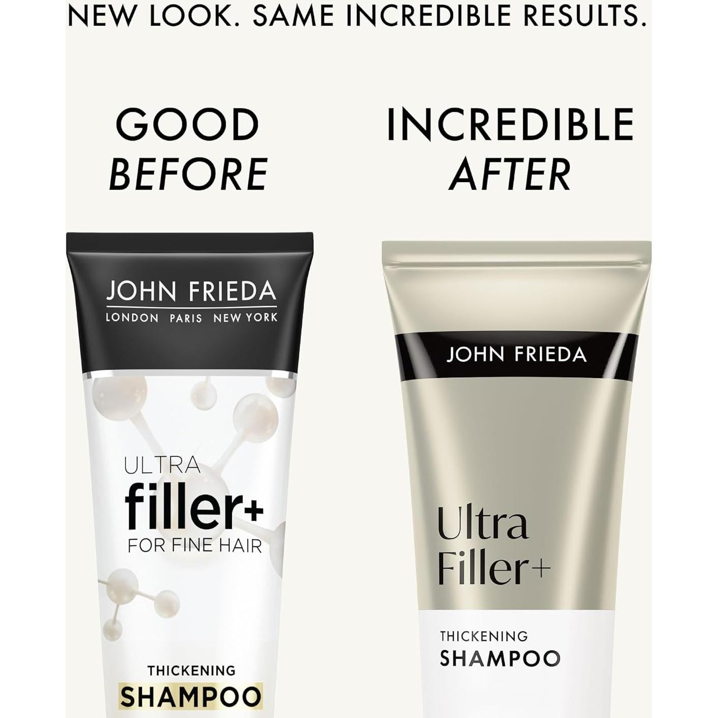 Champú Engrosante John Frieda ULTRAfiller+ 235 g - Biotina y Ácido Hialurónico
