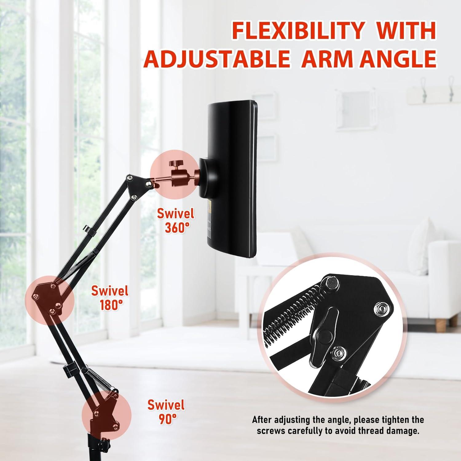 Lámpara de Terapia de Luz Roja Doinart 660nm y 850nm Ajustable