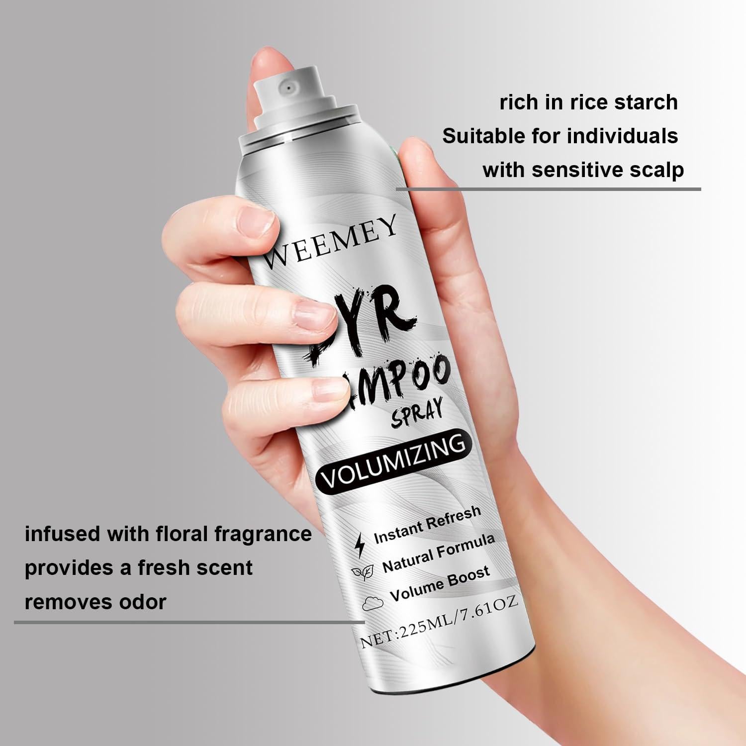 Champú Seco Voluminizador YU KUI LX para Cabello Claro 159g