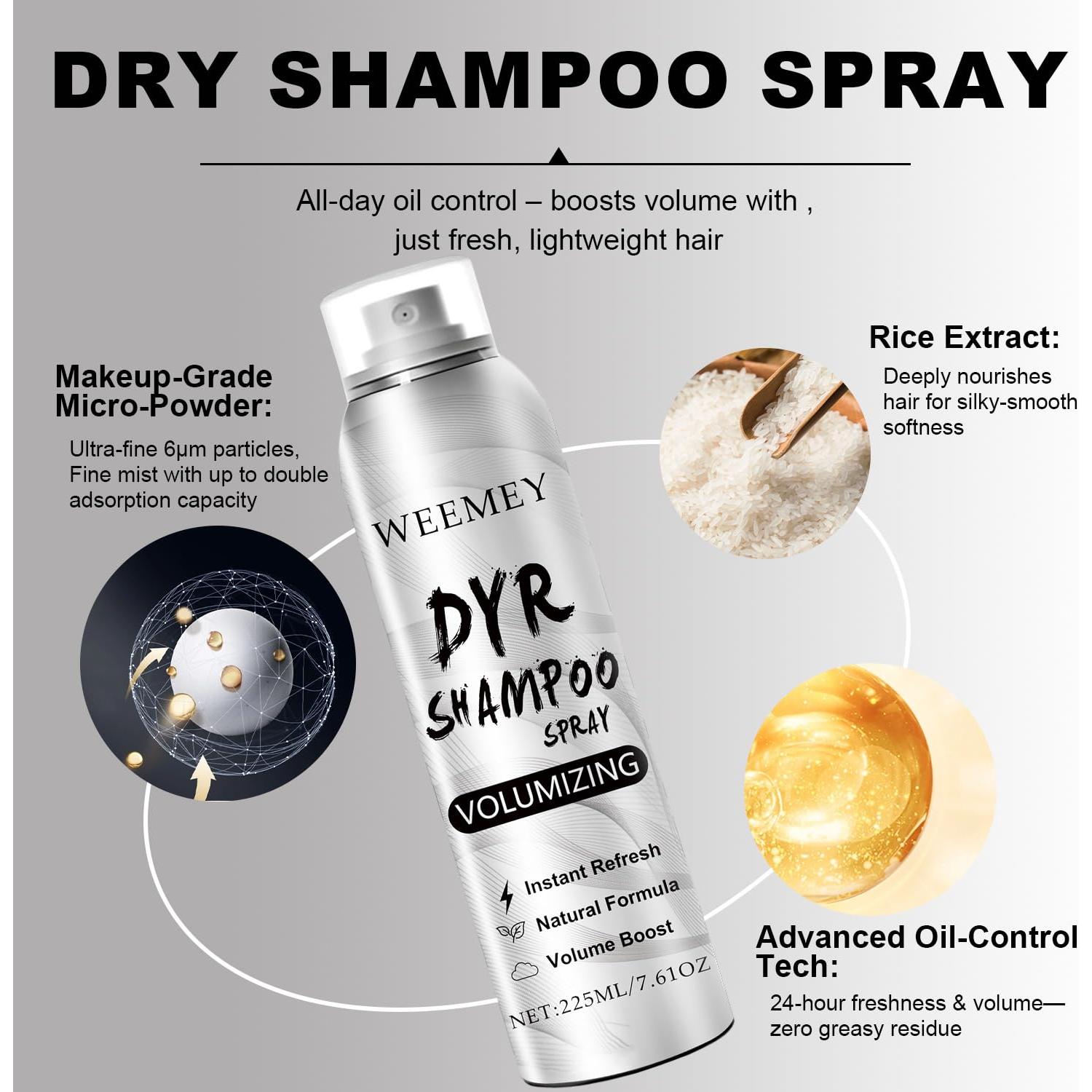 Champú Seco Voluminizador YU KUI LX para Cabello Claro 159g