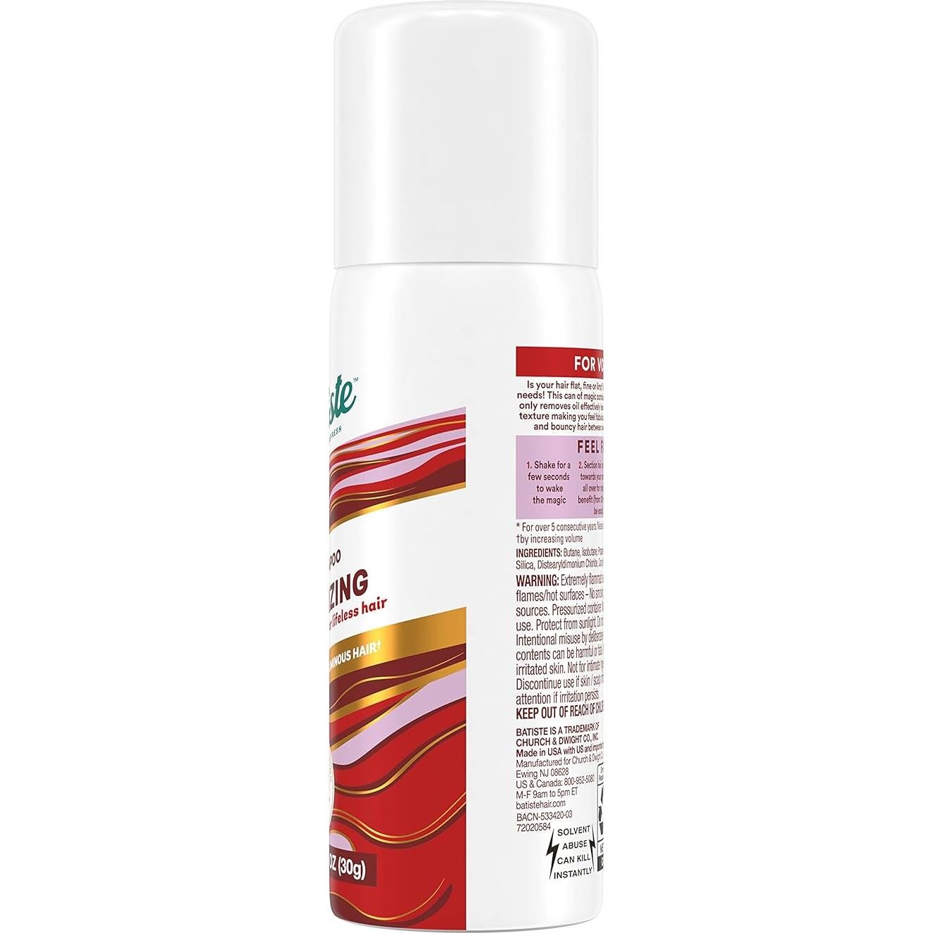 Champú Seco Voluminizador Batiste Mini 45g