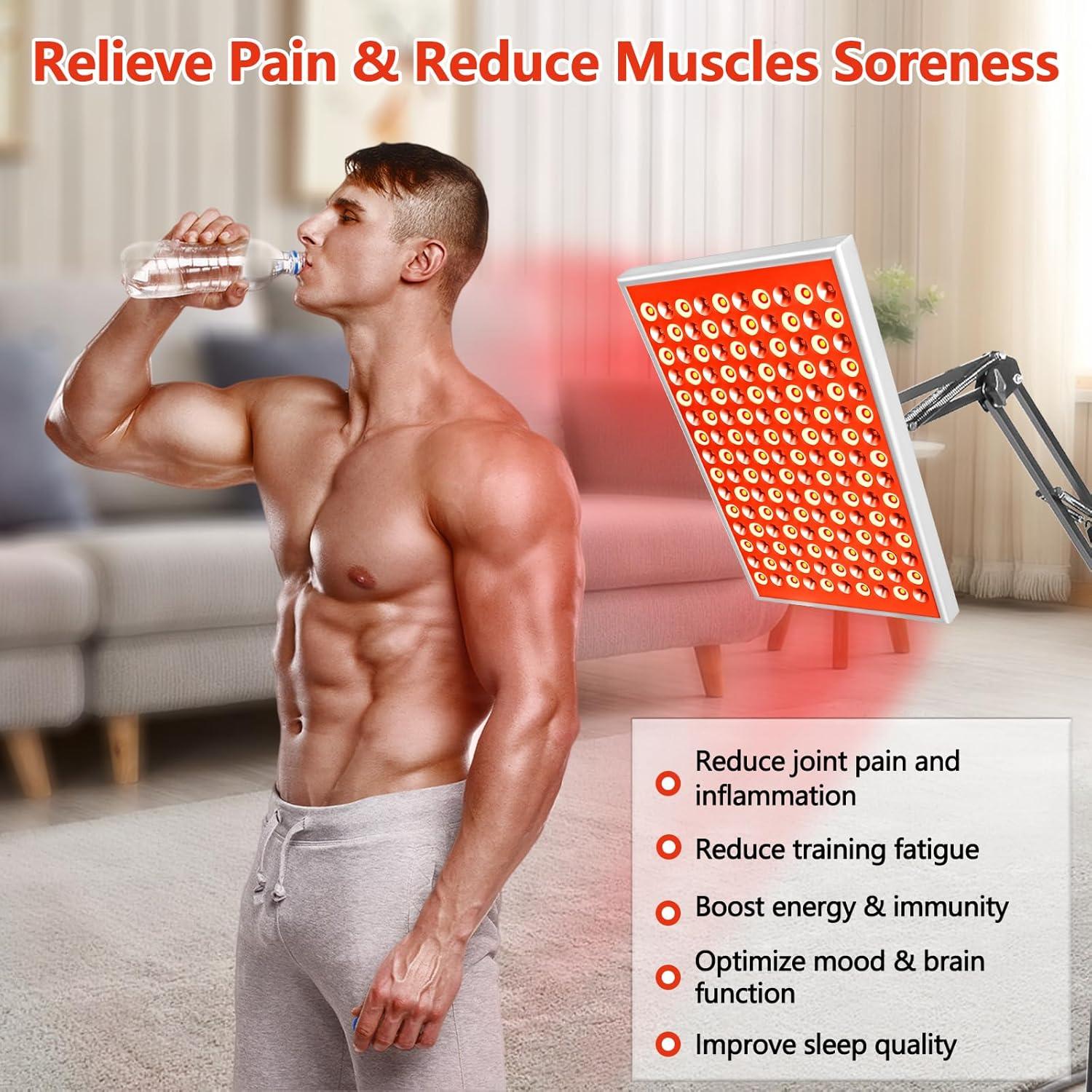 Panel de Terapia de Luz Roja DUGSDG 660nm y 850nm