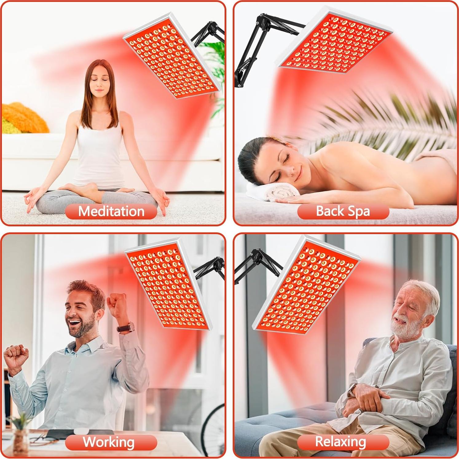 Panel de Terapia de Luz Roja DUGSDG 660nm y 850nm