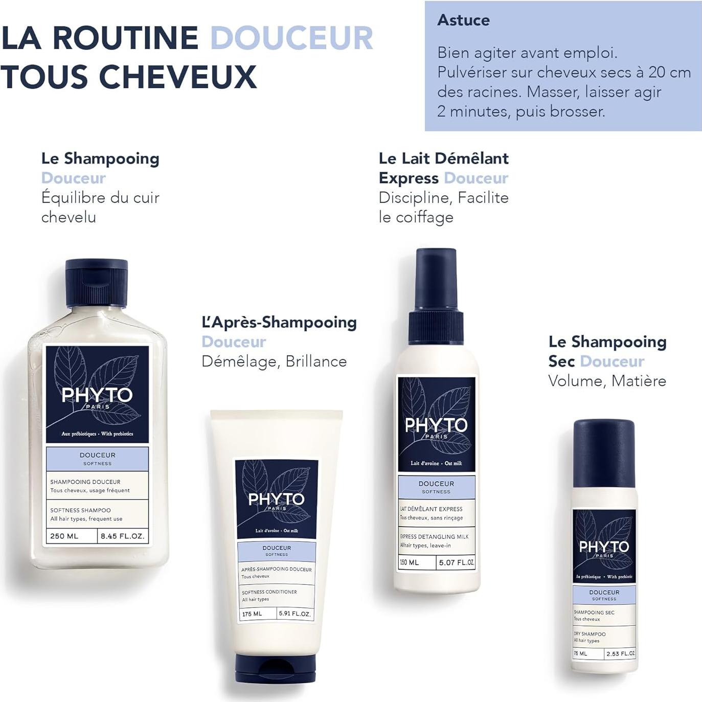 Champú Seco PHYTO 74.8 ml - Voluminizador y Absorbente