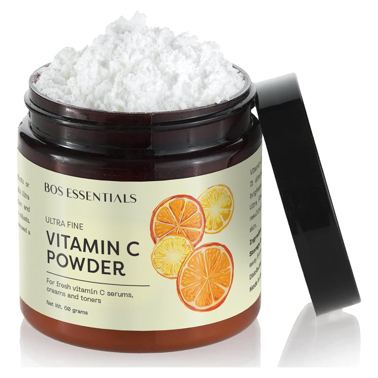 Polvo de Vitamina C Ultra Fina Bos Essentials 60g - Grado Cosmético