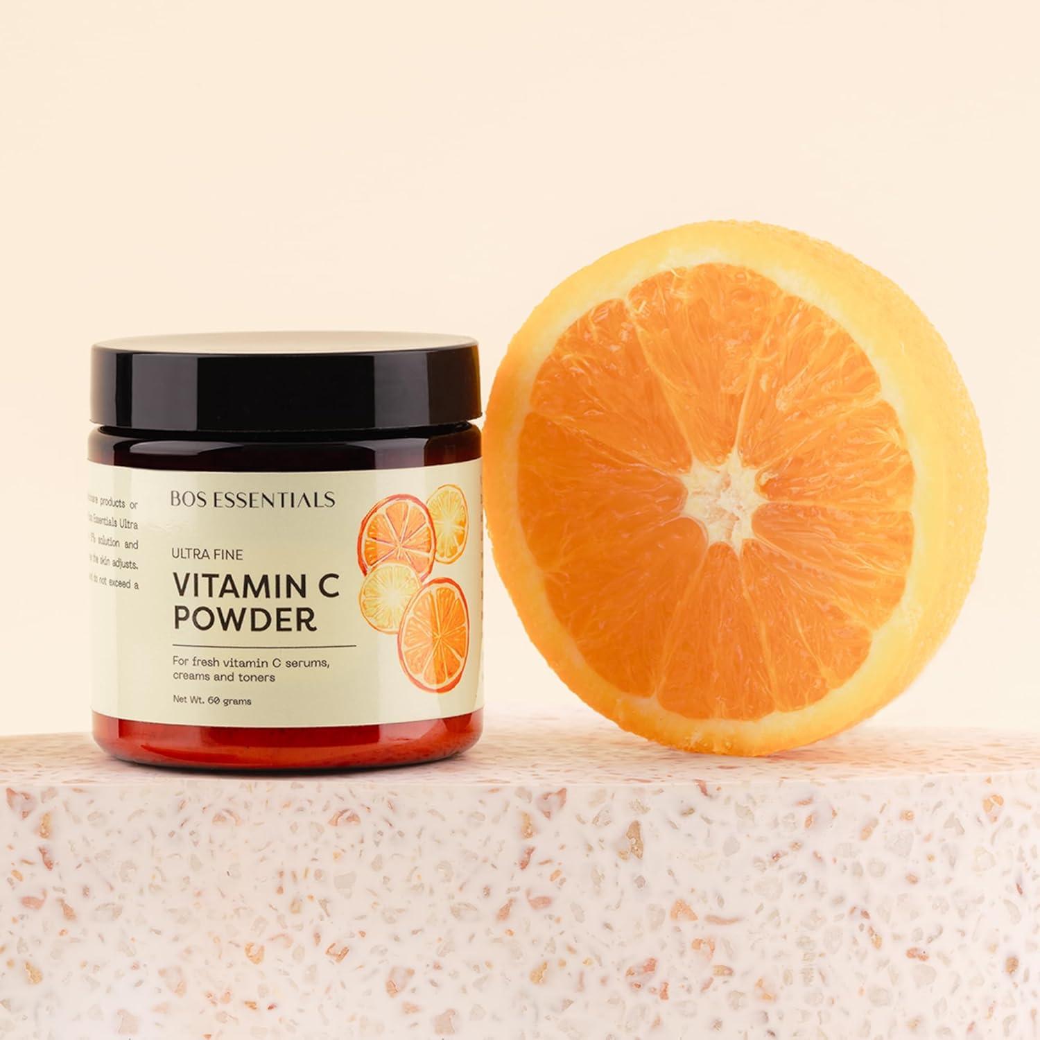 Polvo de Vitamina C Ultra Fina Bos Essentials 60g - Grado Cosmético