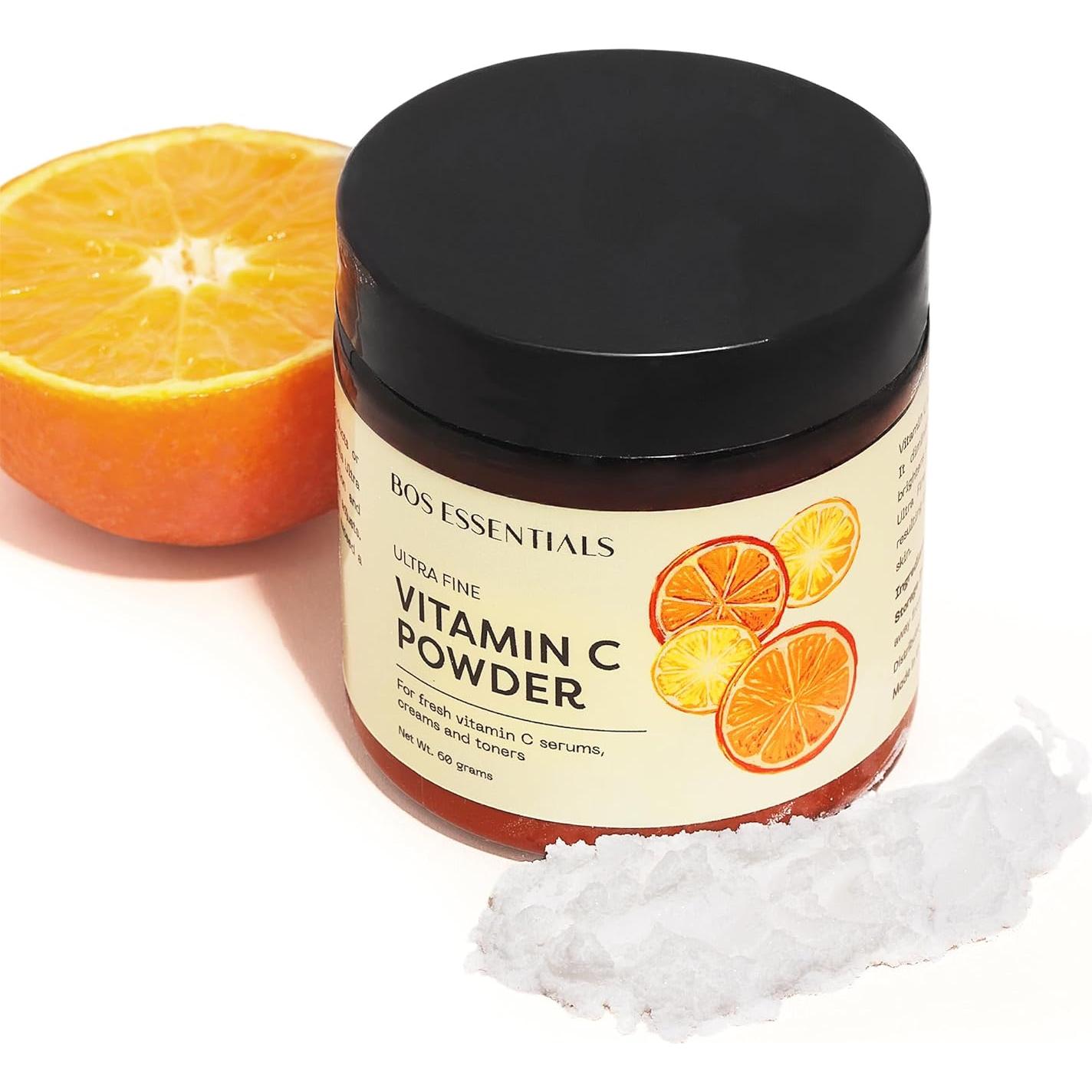 Polvo de Vitamina C Ultra Fina Bos Essentials 60g - Grado Cosmético