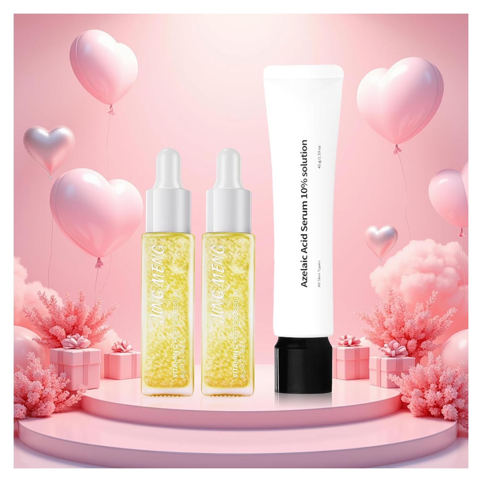 Sérum de Vitamina C y Péptidos Jing Meng 2 PCS 10% 50ml