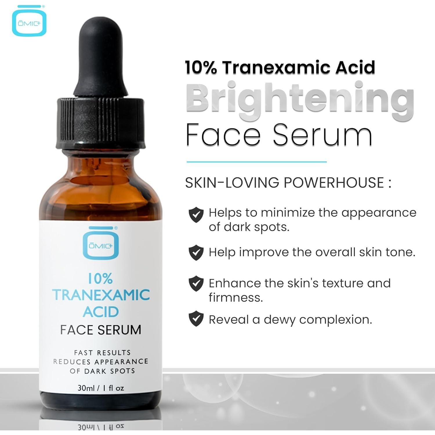 Suero Iluminador de Piel Ácido Tranexámico 10% 30ml OMIC