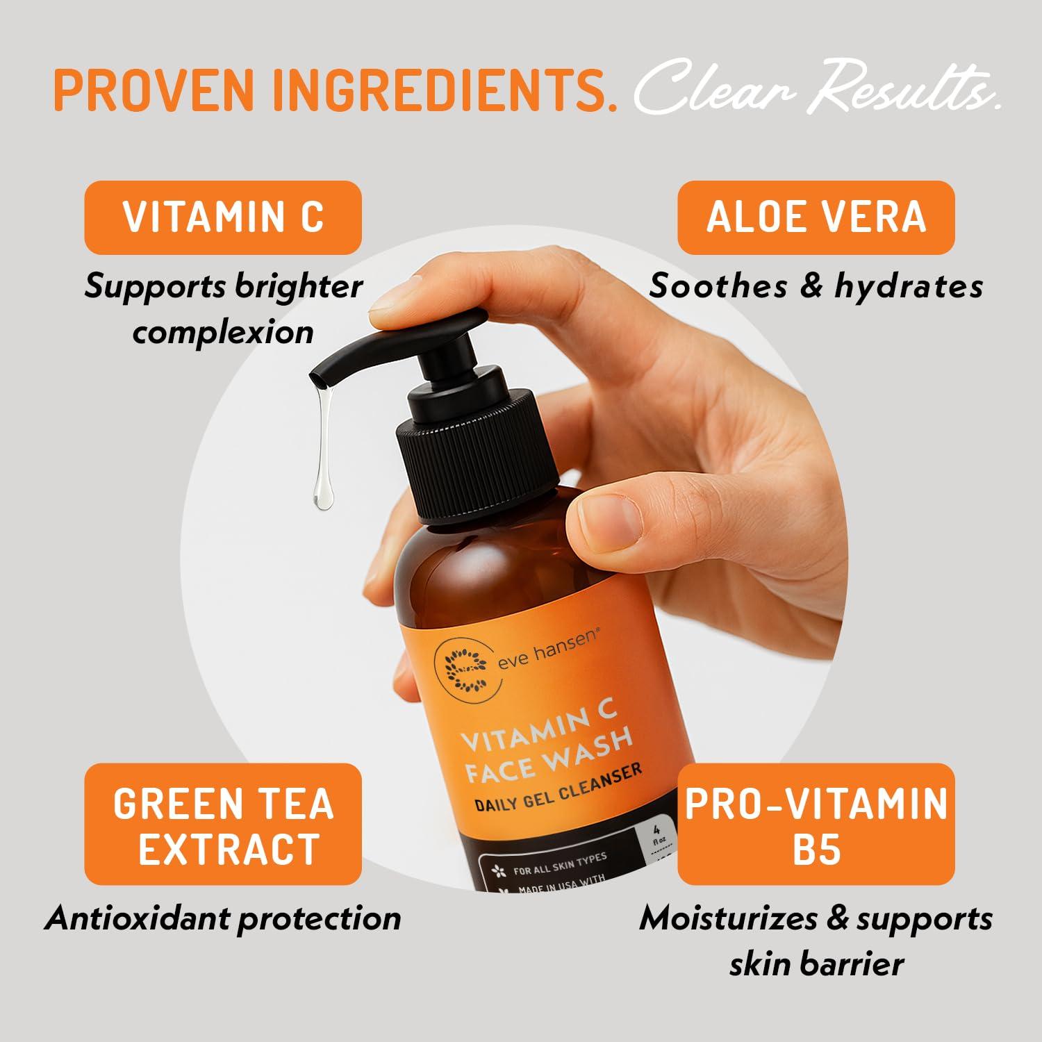 Limpiador Facial de Vitamina C Eve Hansen 118.3 ml - Hidratante