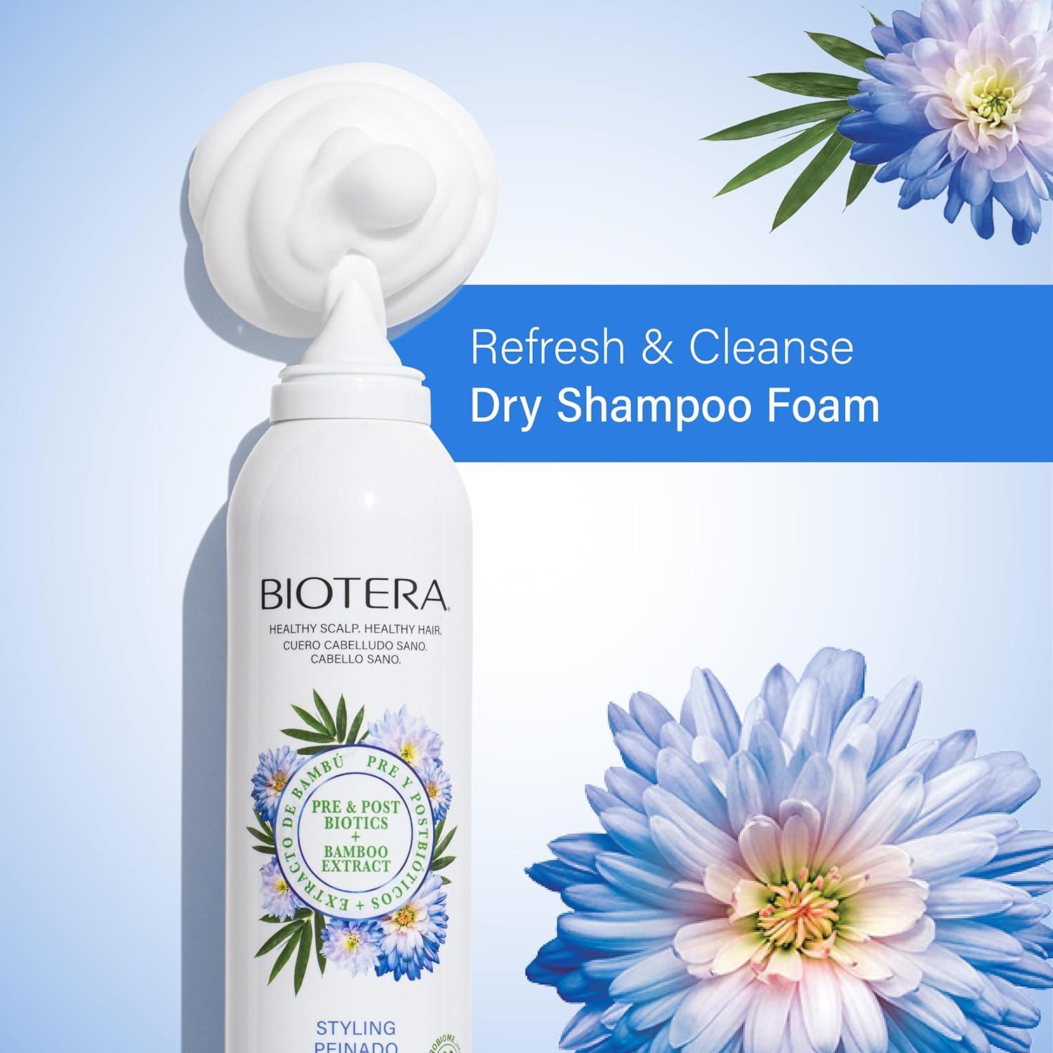 Espuma de Champú Seco Biotera Refresh 266 ml - Vegano y Sin Parabenos